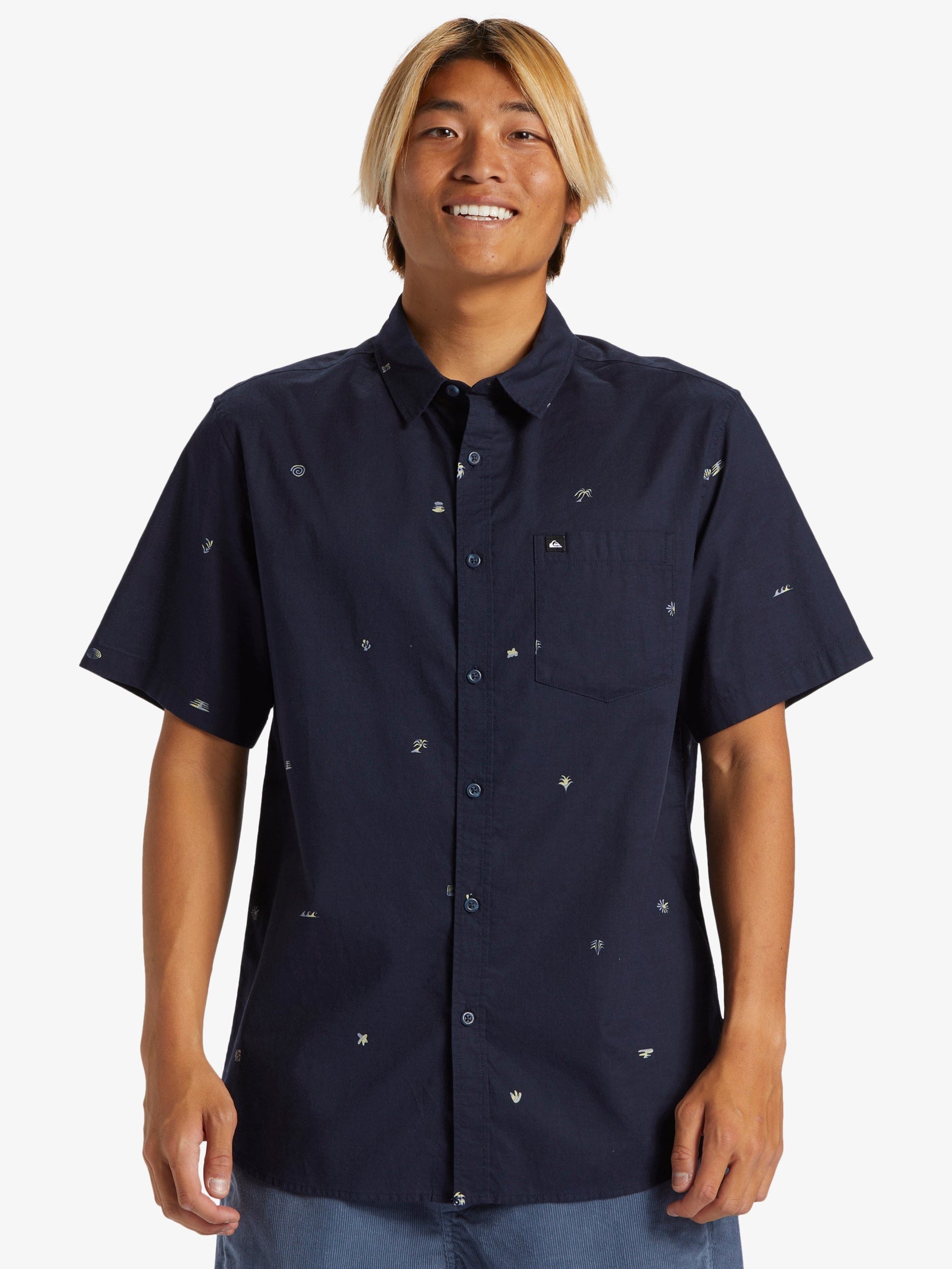 Mens Apero Classic Short Sleeves Shirt - Quiksilver Malaysia