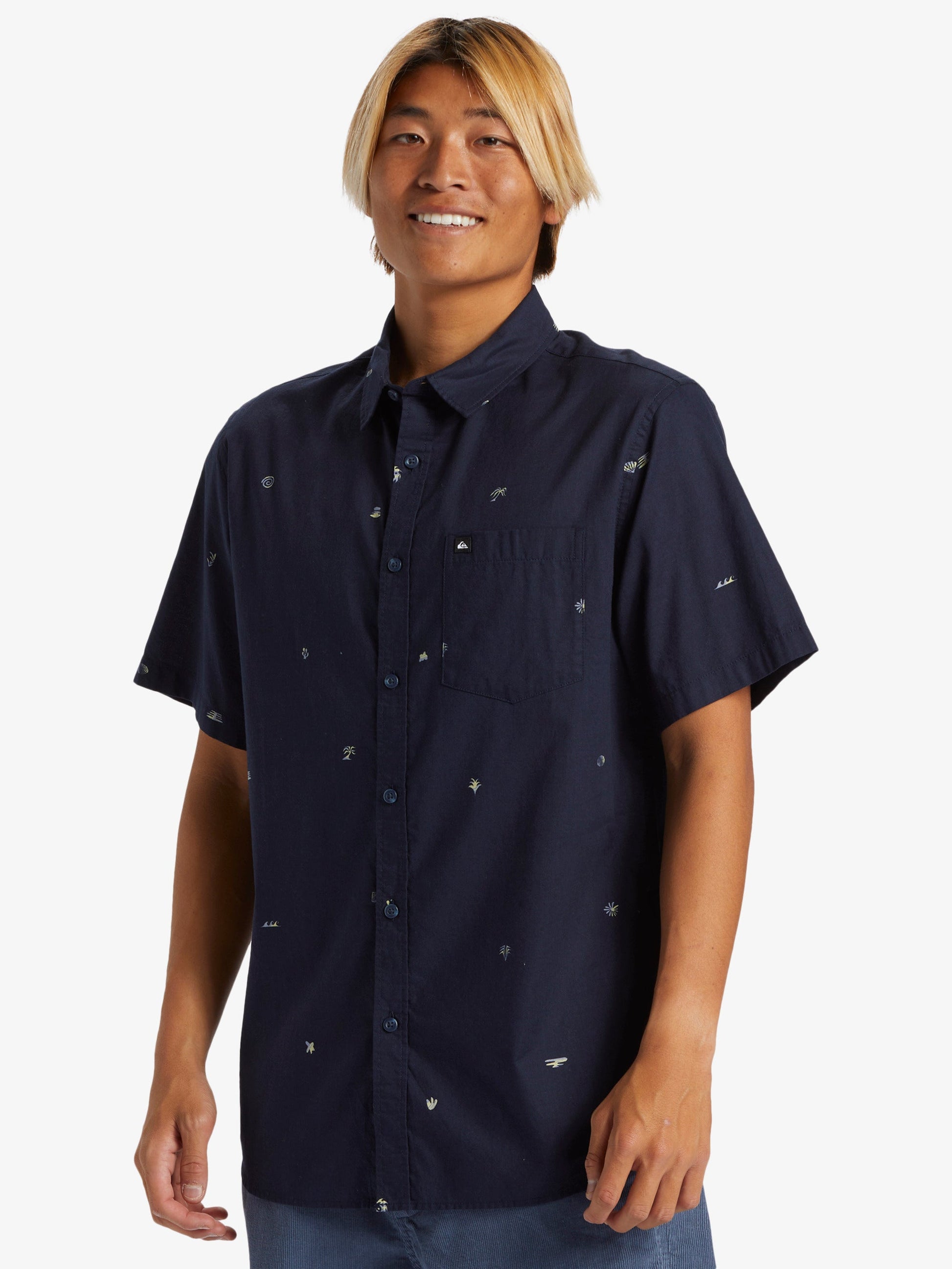 Mens Apero Classic Short Sleeves Shirt - Quiksilver Malaysia