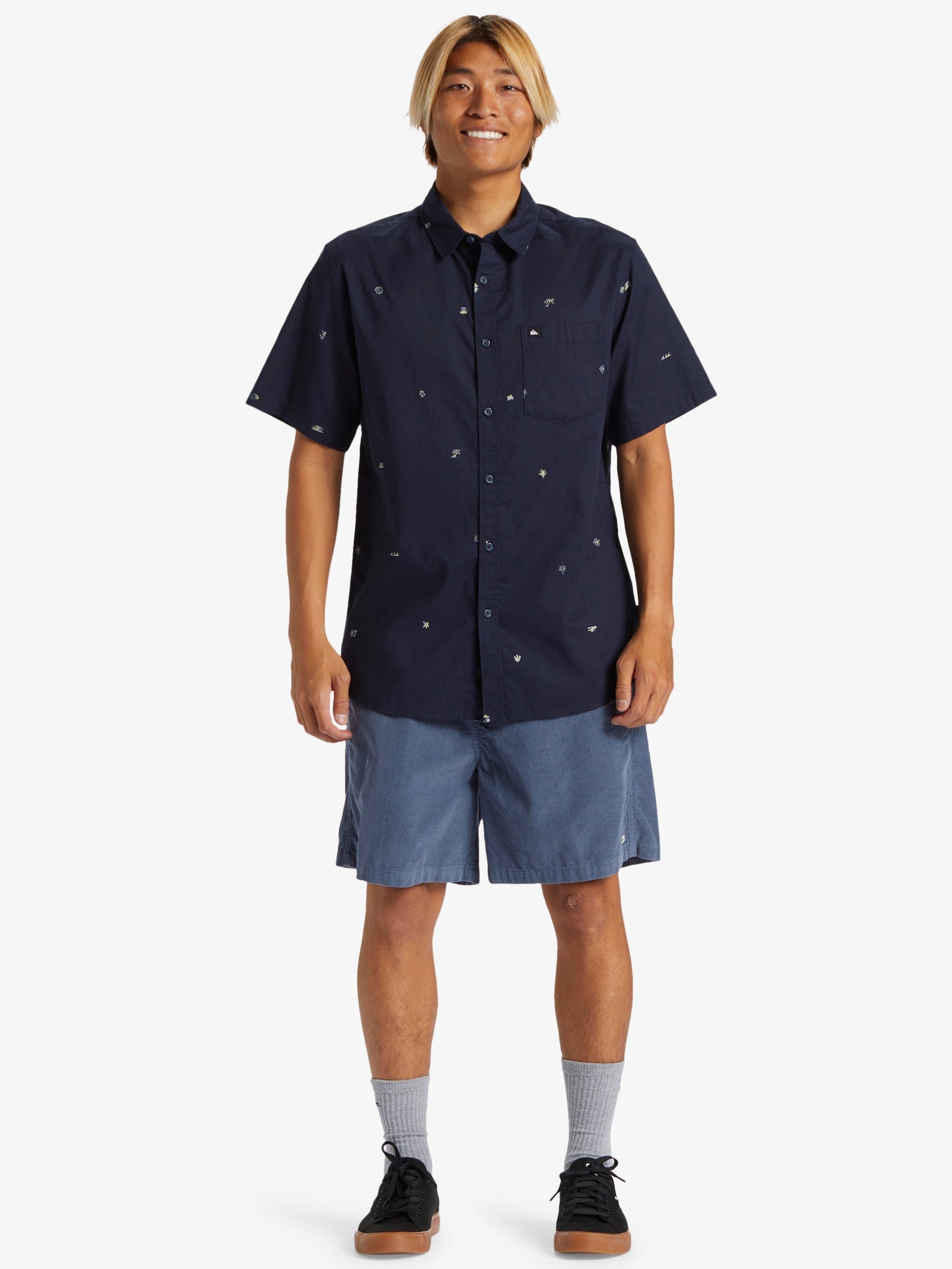 Mens Apero Classic Short Sleeves Shirt - Quiksilver Malaysia