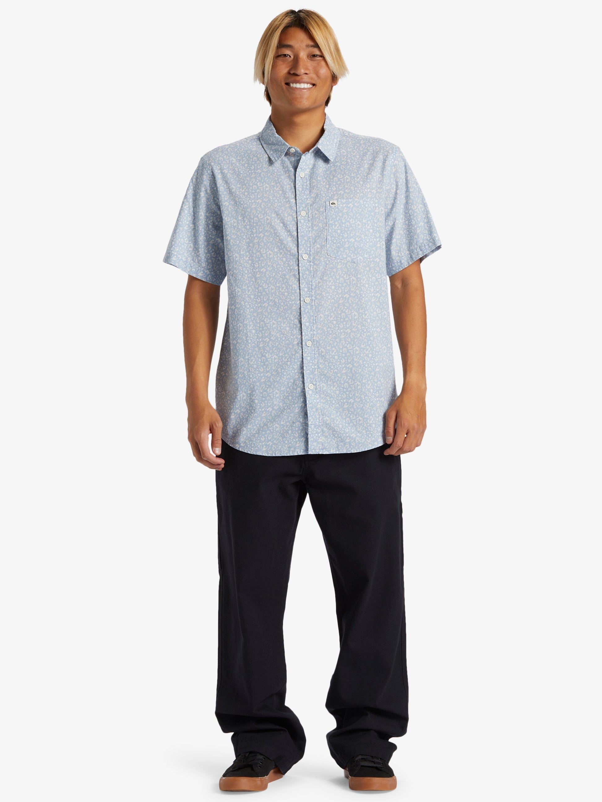 Mens Apero Classic Short Sleeves Shirt - Quiksilver Malaysia