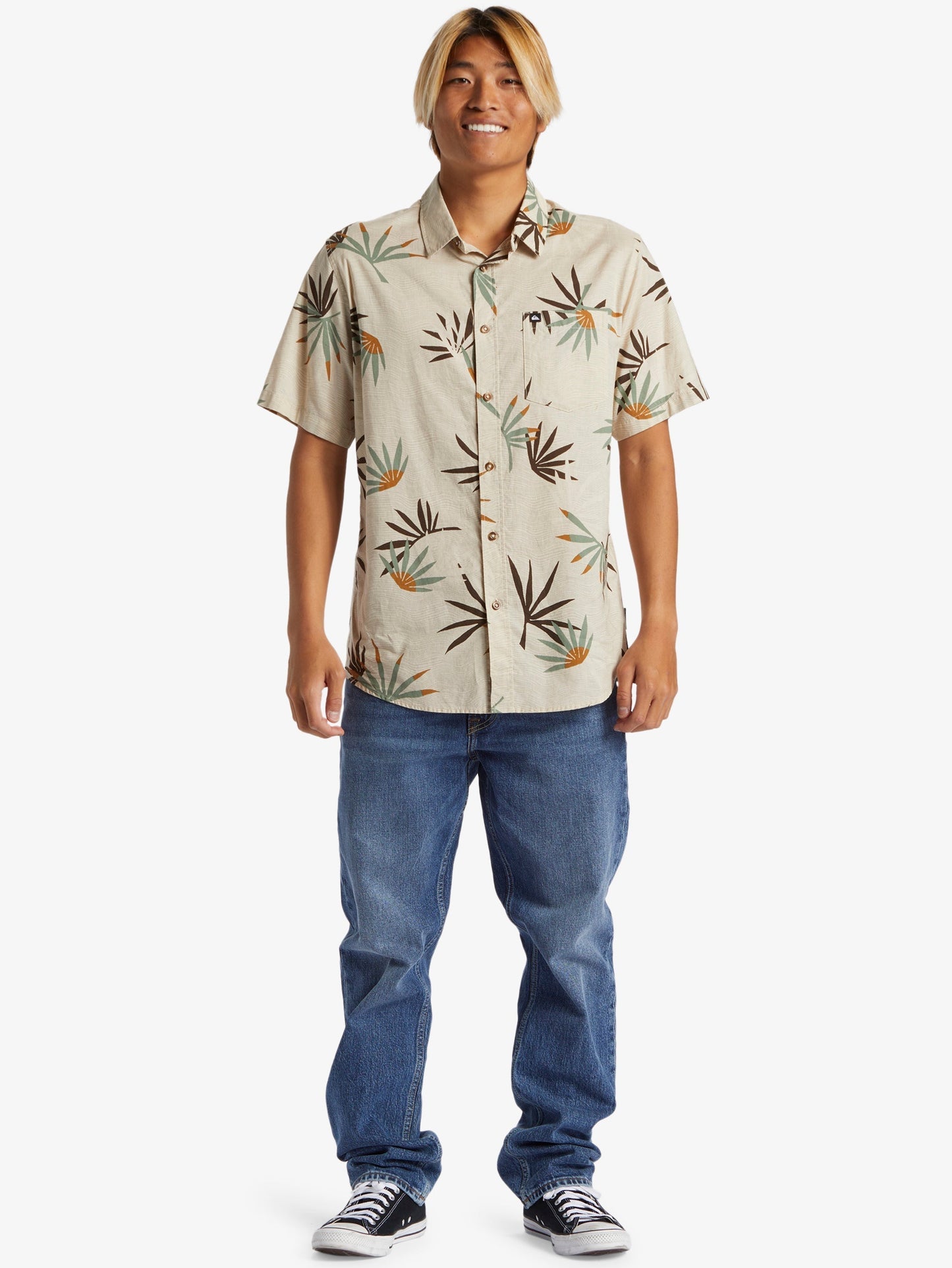 Mens Apero Classic Short Sleeves Shirt - Quiksilver Malaysia