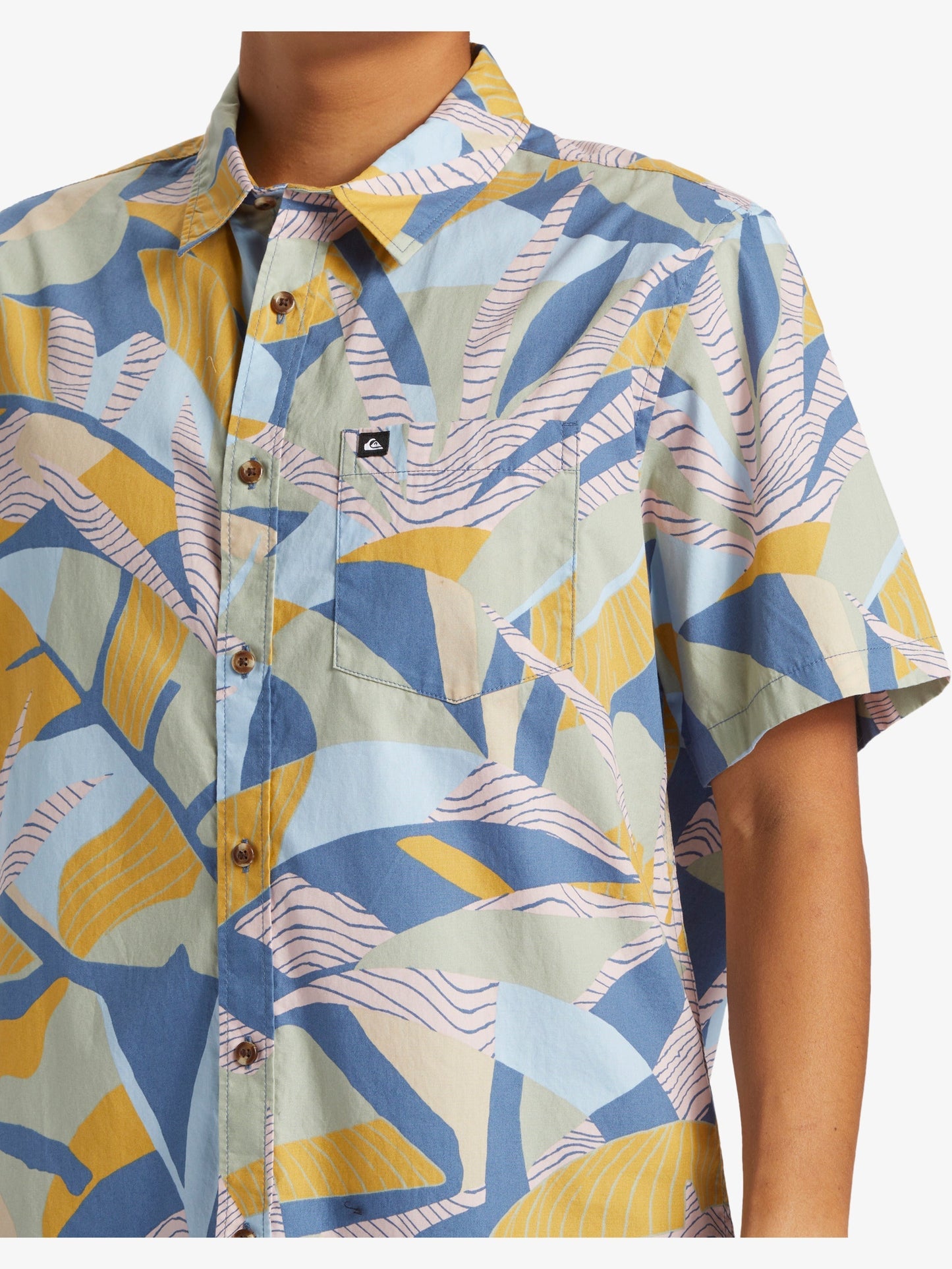 Mens Shoreline Classic Short Sleeve Woven Shirt - Quiksilver Malaysia