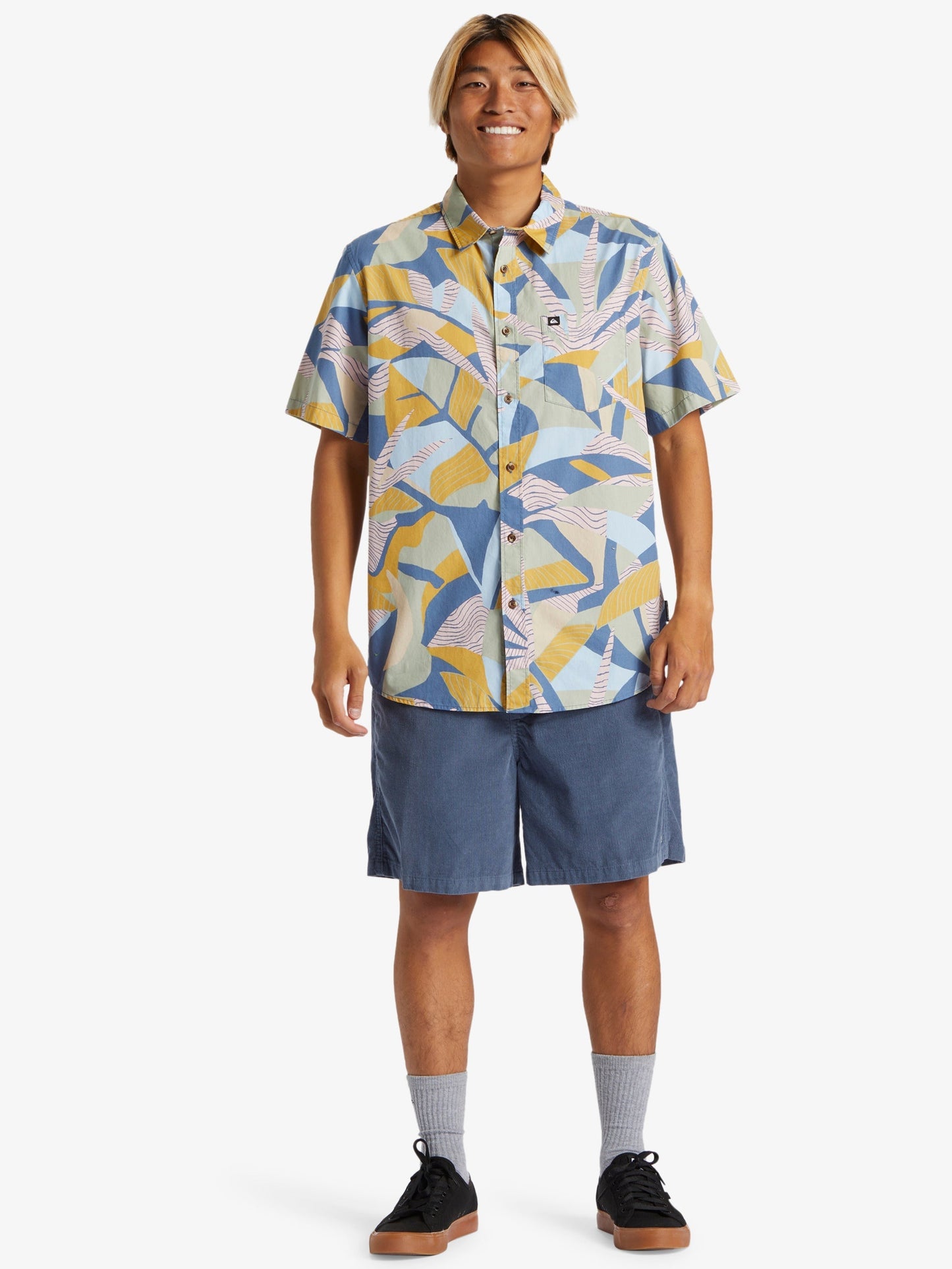 Mens Shoreline Classic Short Sleeve Woven Shirt - Quiksilver Malaysia