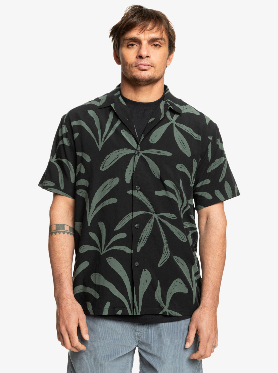 Mens Abstract Island Shirt - Quiksilver Malaysia