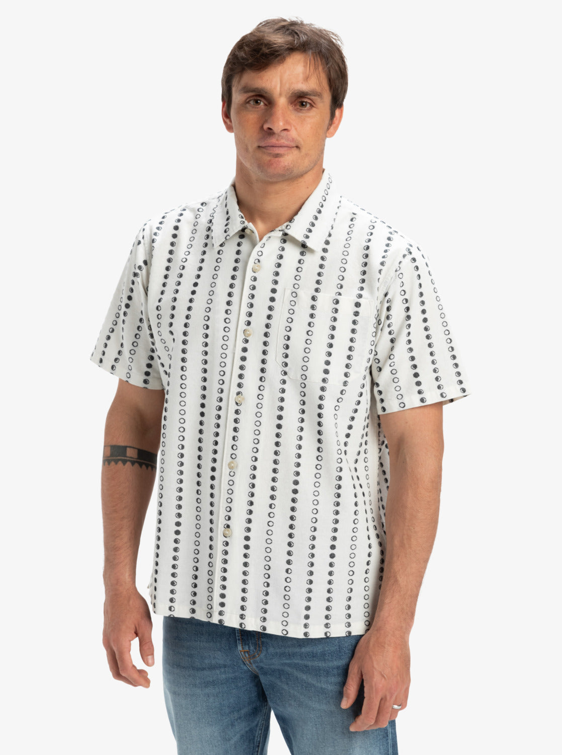 Mens Lunar Phases Casual Shirt - Quiksilver Malaysia