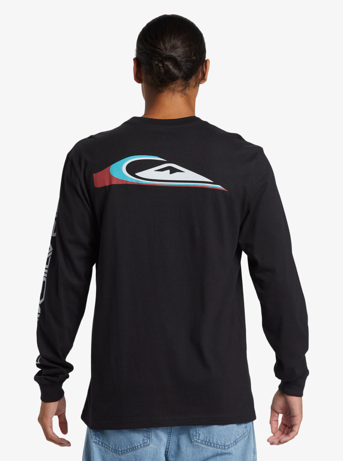 Mens Warp Drive ID Long Sleeve T-Shirt - Quiksilver Malaysia