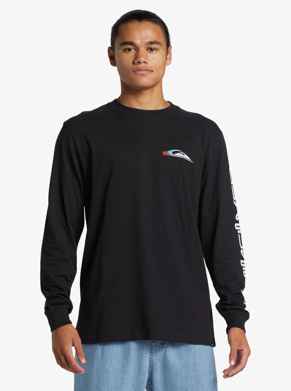 Mens Warp Drive ID Long Sleeve T-Shirt - Quiksilver Malaysia