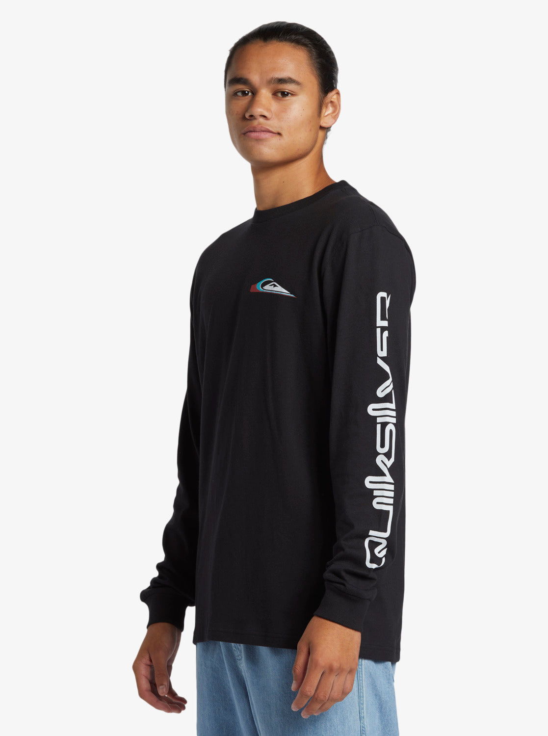 Mens Warp Drive ID Long Sleeve T-Shirt - Quiksilver Malaysia