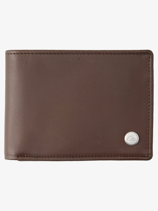 Mens Mac Tri-Fold Leather Wallet - Quiksilver Malaysia