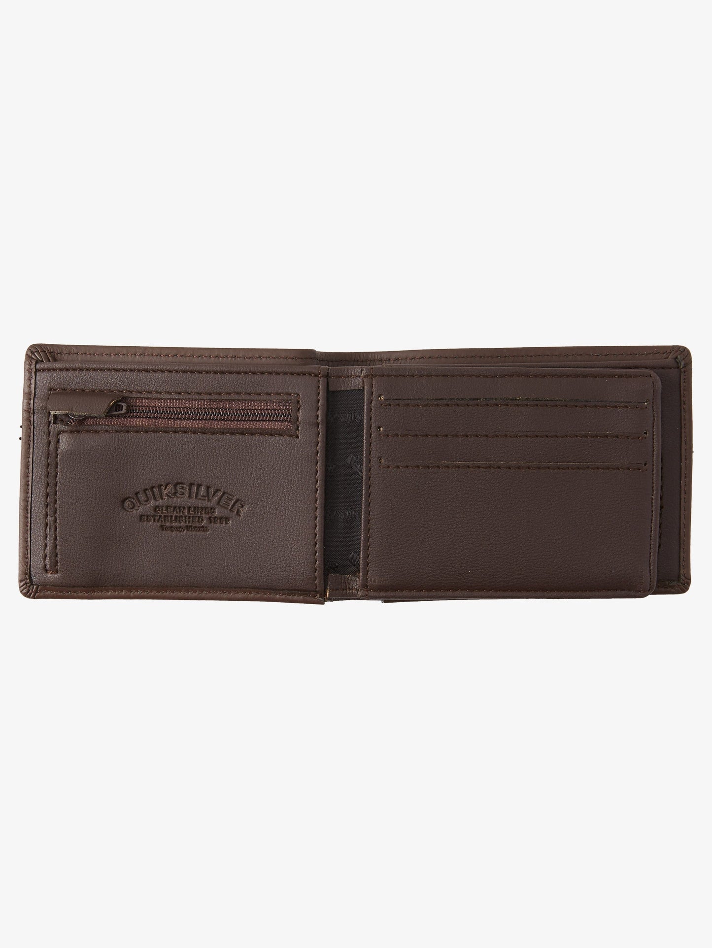 Mens Mac Tri-Fold Leather Wallet - Quiksilver Malaysia