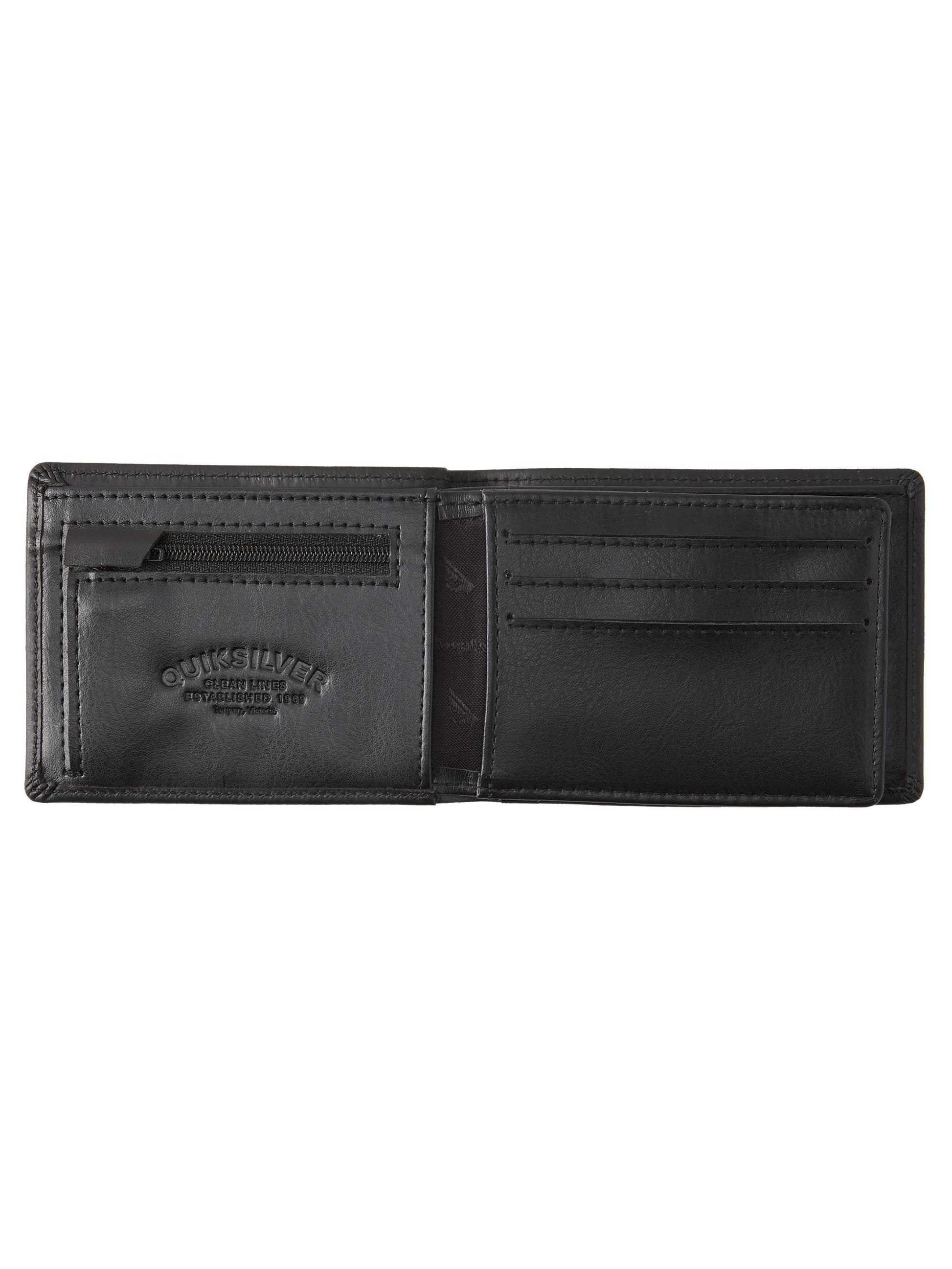 Mens Mac Tri-Fold Leather Wallet - Quiksilver Malaysia