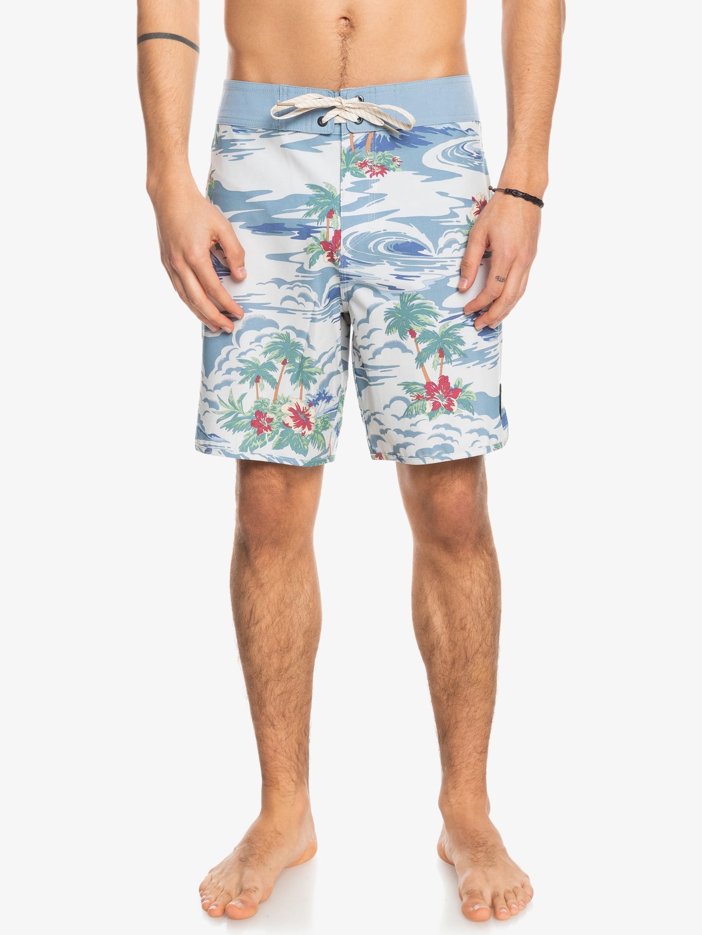 Mens Hempstretch Scallop 18" Boardshorts - Quiksilver Malaysia