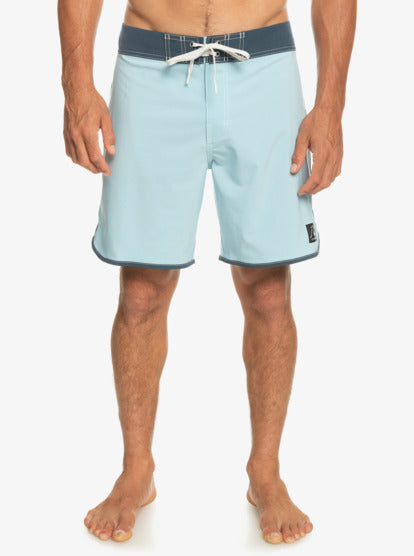 Quiksilver Men Original Scallop 18" Boardshorts - Sky Blue - Quiksilver Malaysia