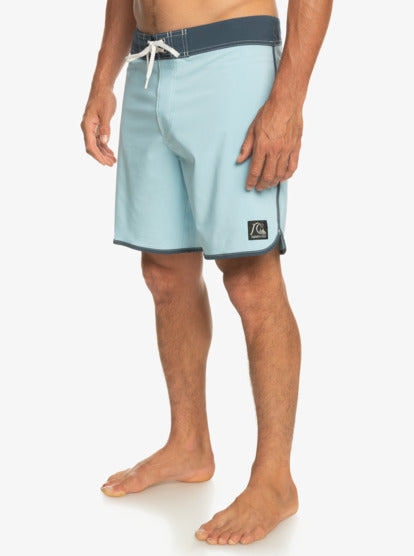 Quiksilver Men Original Scallop 18" Boardshorts - Sky Blue - Quiksilver Malaysia