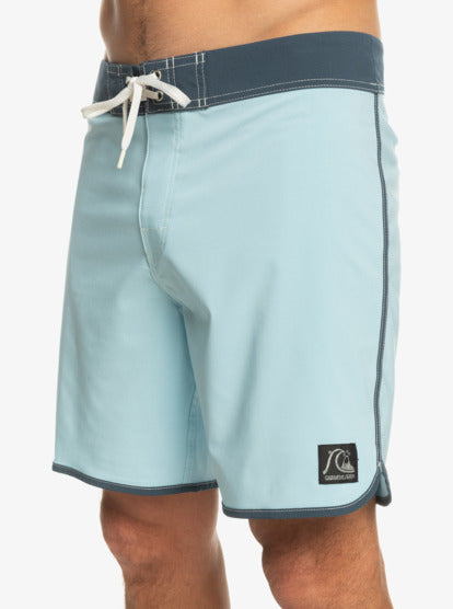 Quiksilver Men Original Scallop 18" Boardshorts - Sky Blue - Quiksilver Malaysia