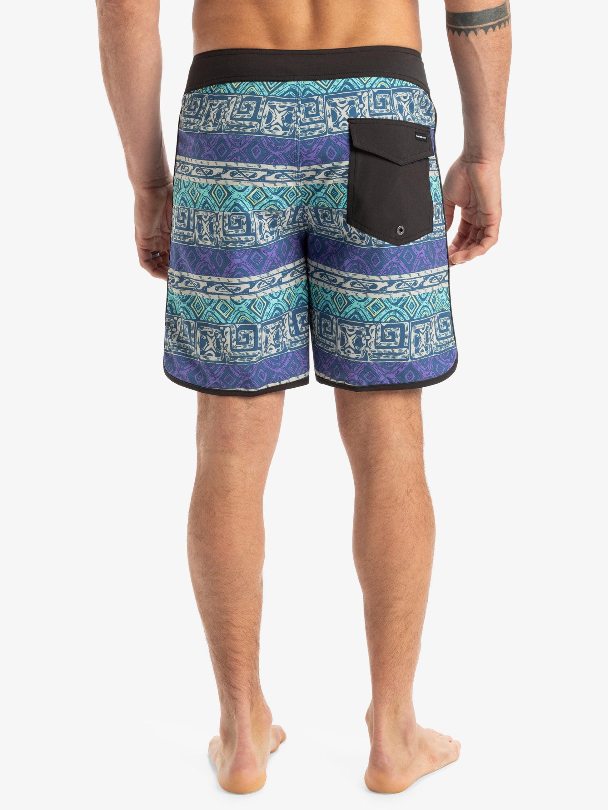 Mens Global Heat Surfsilk Scallop 18" Boardshorts - Quiksilver Malaysia
