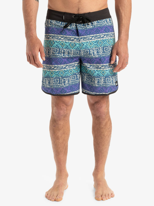Mens Global Heat Surfsilk Scallop 18" Boardshorts - Quiksilver Malaysia