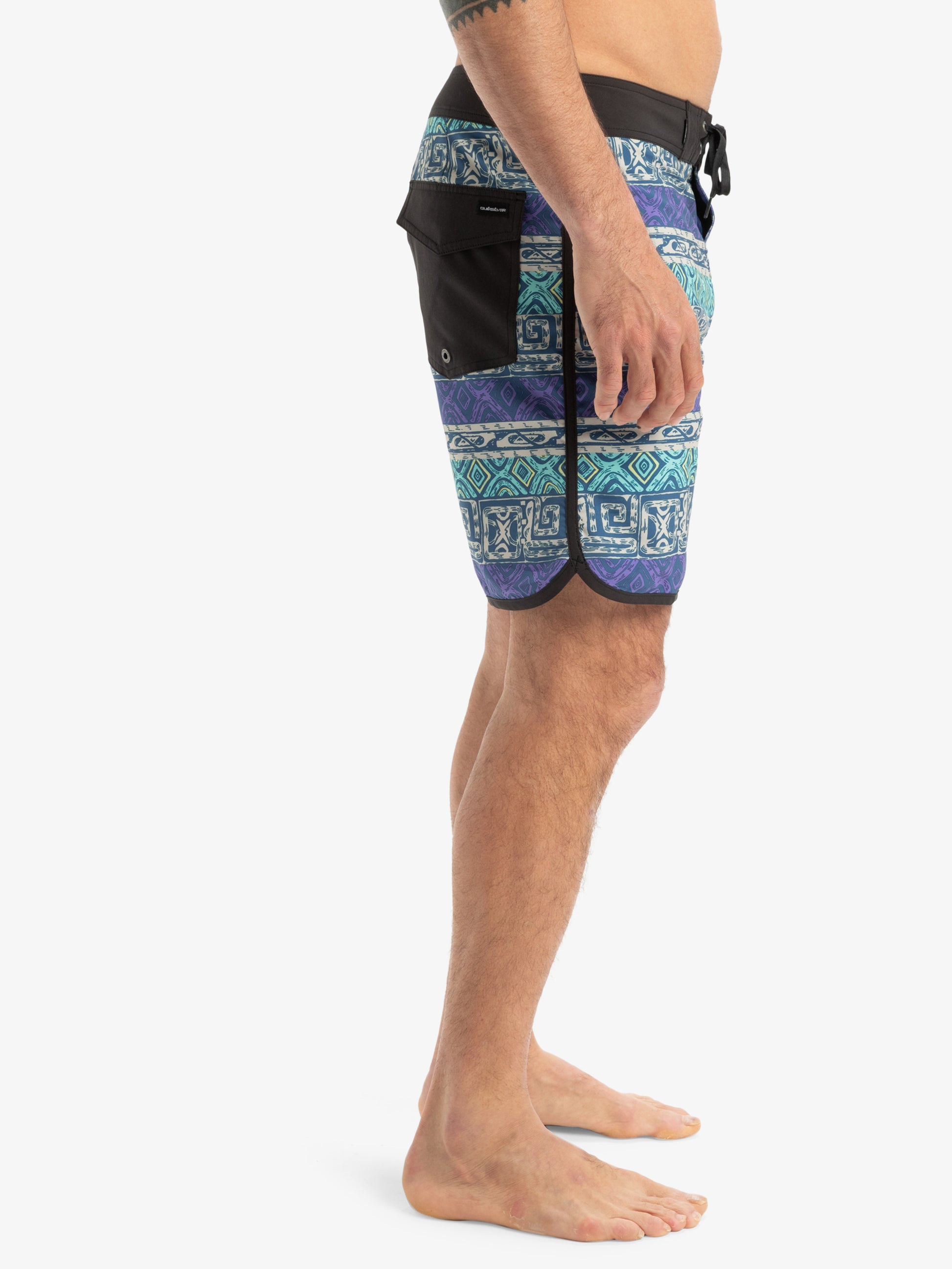 Mens Global Heat Surfsilk Scallop 18" Boardshorts - Quiksilver Malaysia
