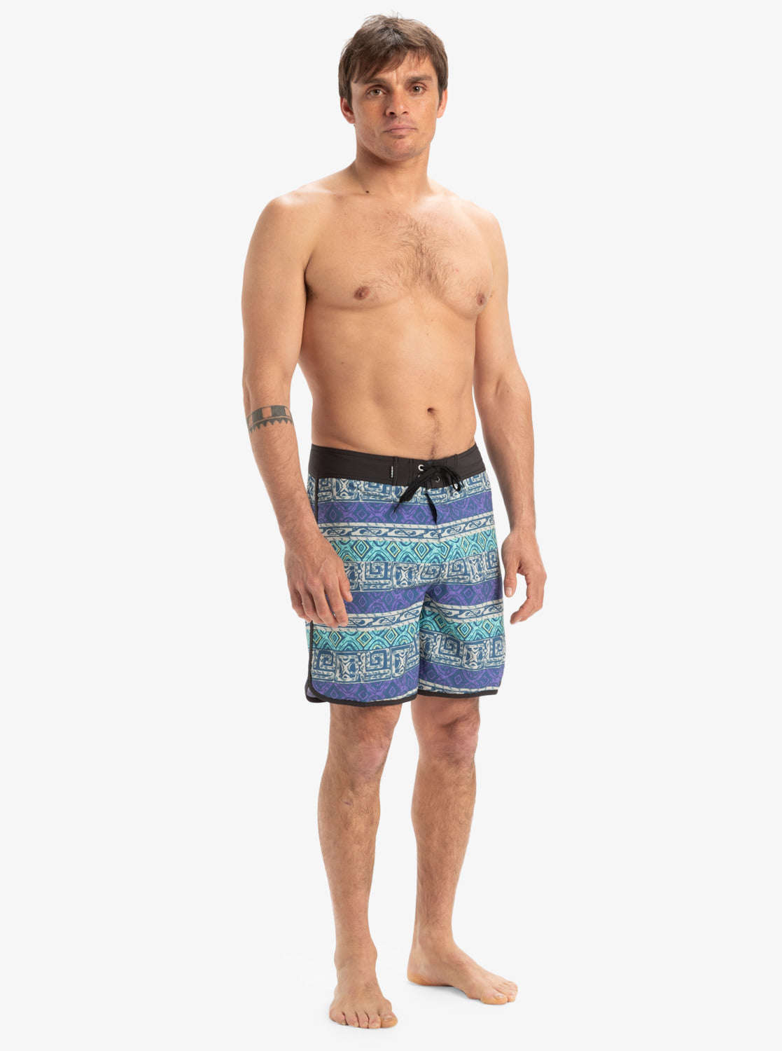 Mens Global Heat Surfsilk Scallop 18" Boardshorts - Quiksilver Malaysia