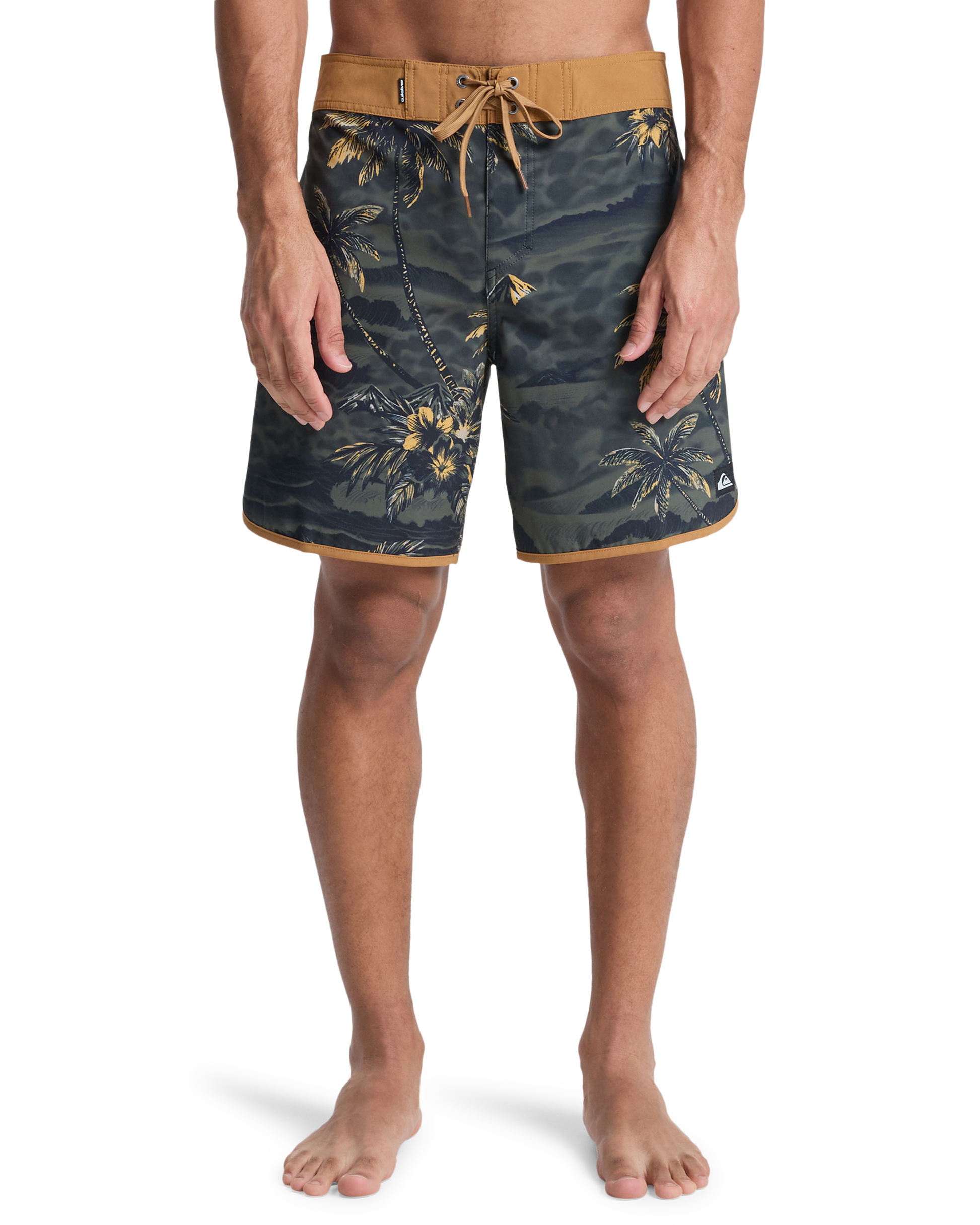 Mens Surfsilk Scallop 18" Boardshorts - Quiksilver Malaysia