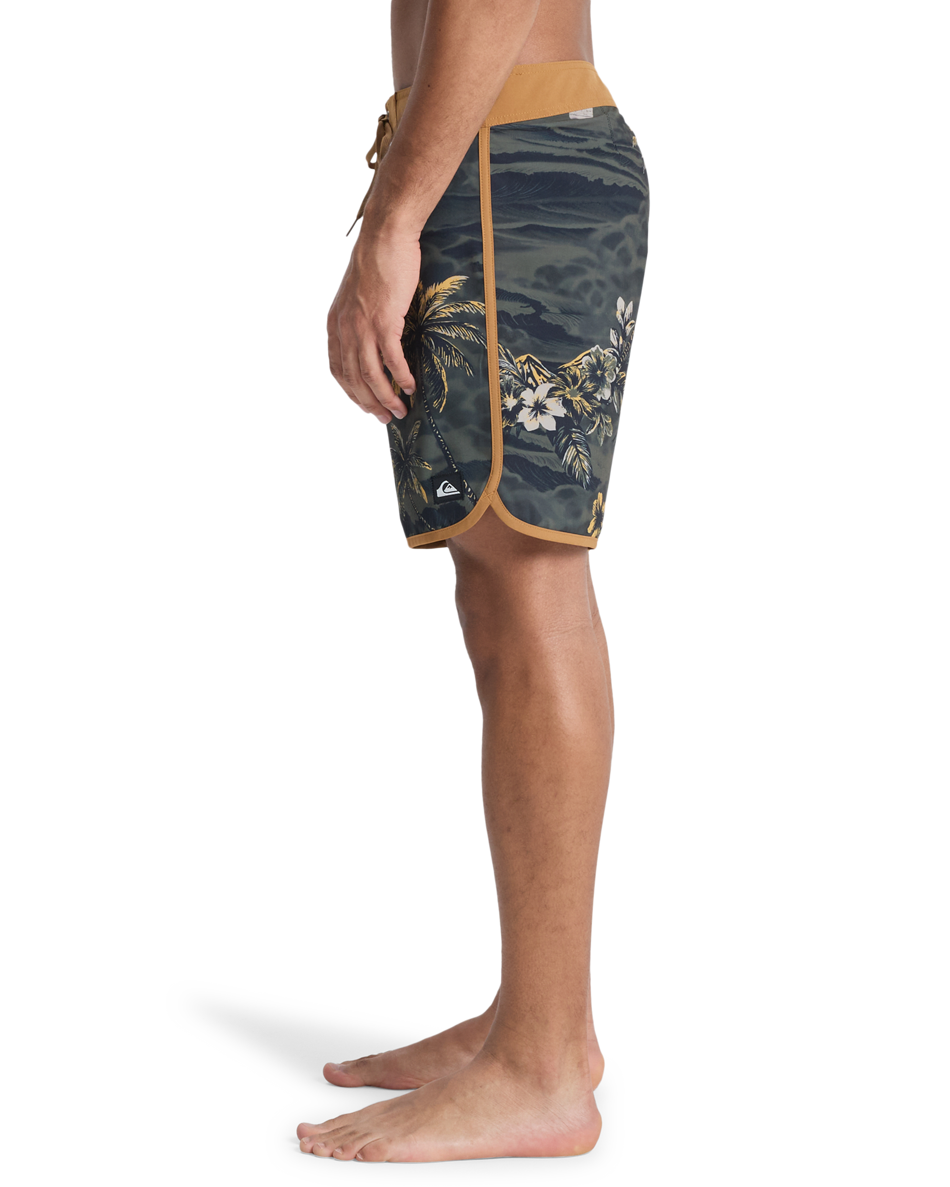 Mens Surfsilk Scallop 18" Boardshorts - Quiksilver Malaysia