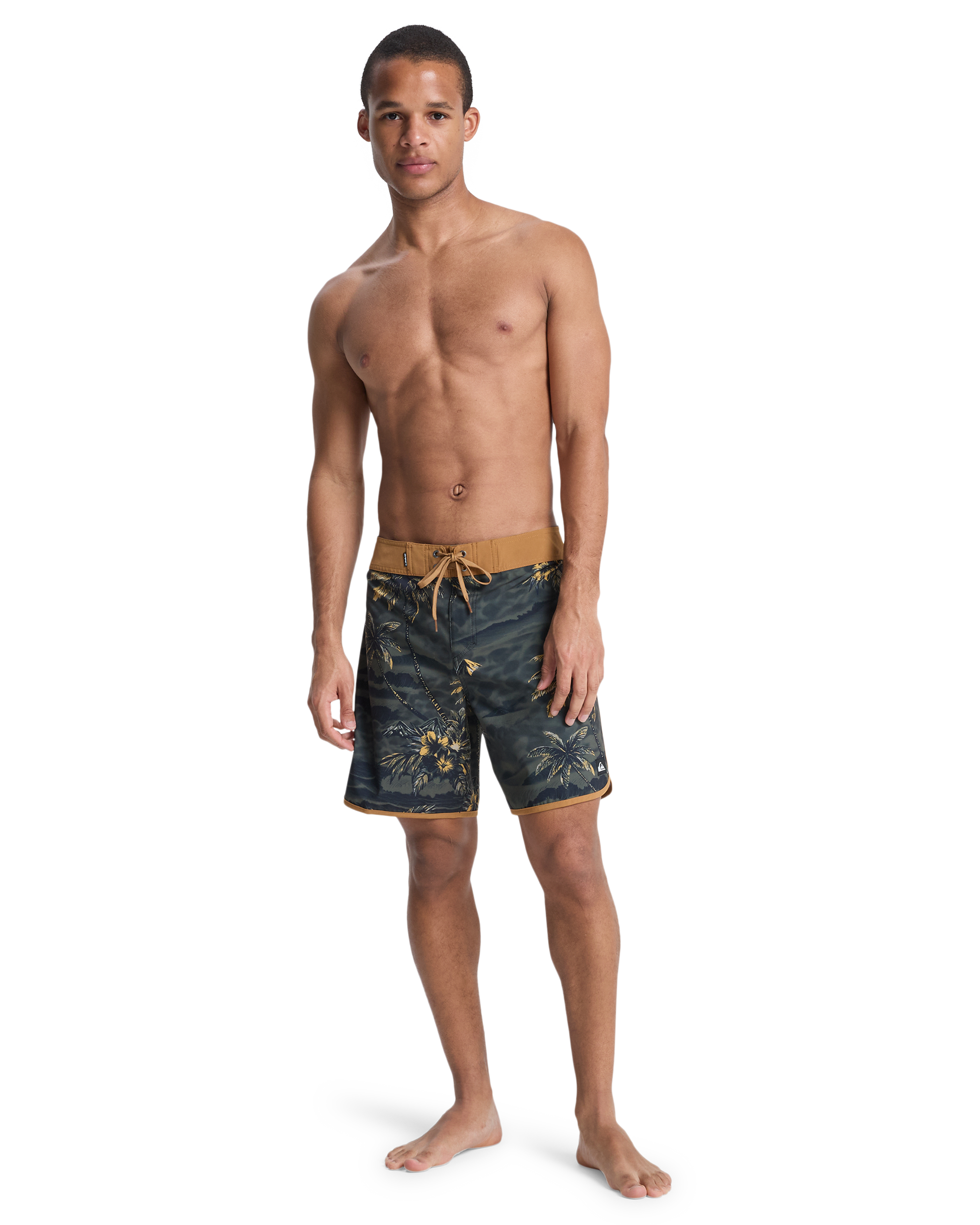 Mens Surfsilk Scallop 18" Boardshorts - Quiksilver Malaysia
