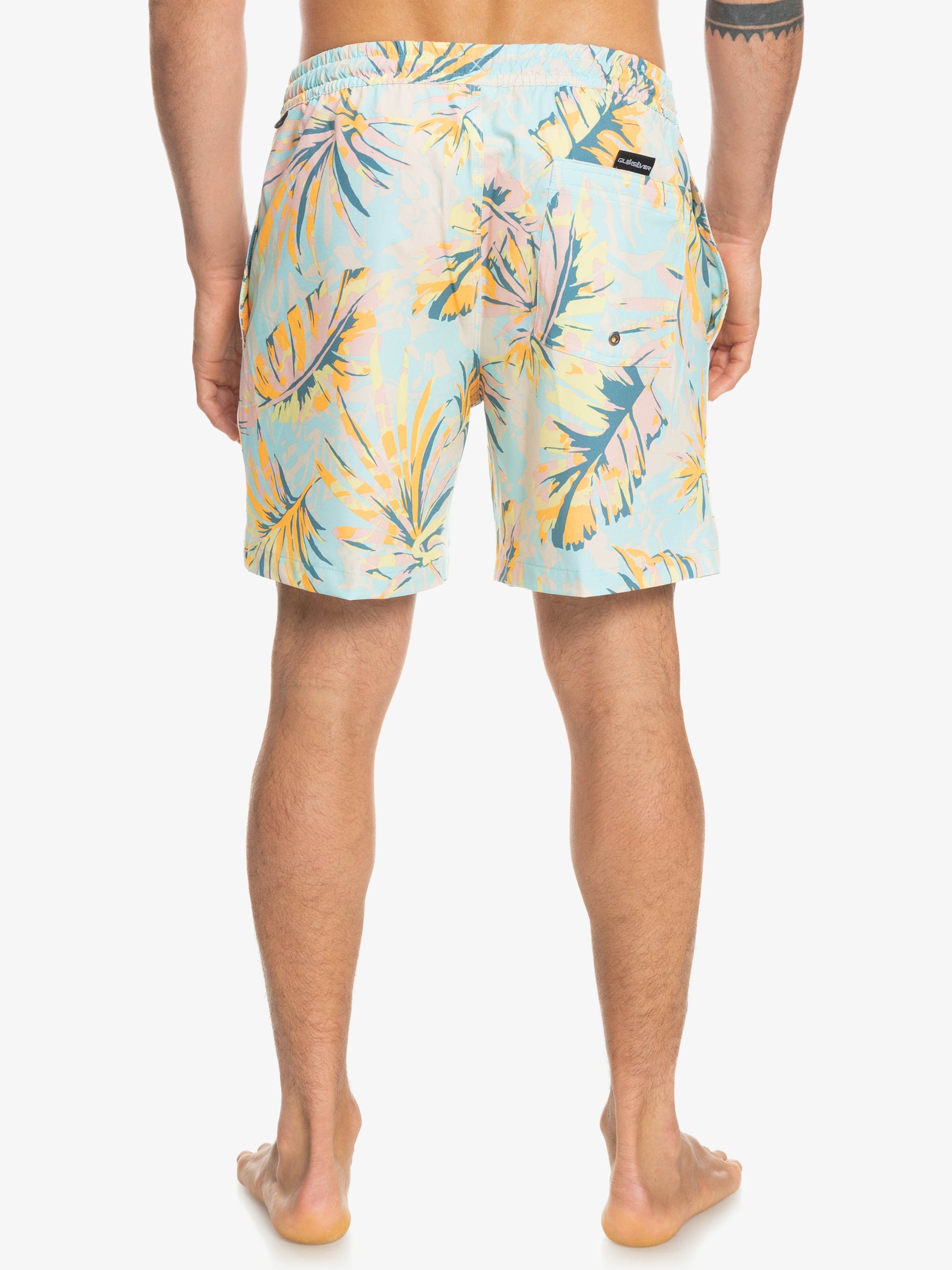 Mens Ocean Mix 17" Swim Shorts - Angel Blue - Quiksilver Malaysia