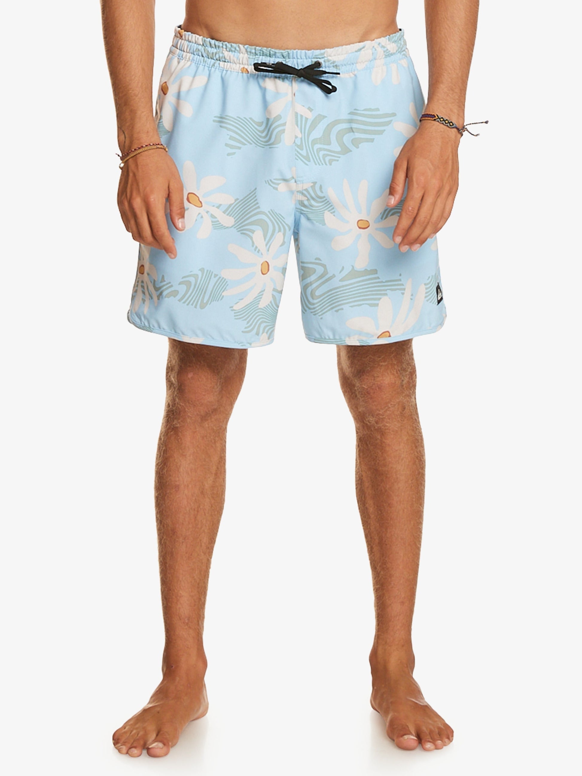 Mens Surfsilk Scallop Volley 17" Swim Shorts - Quiksilver Malaysia