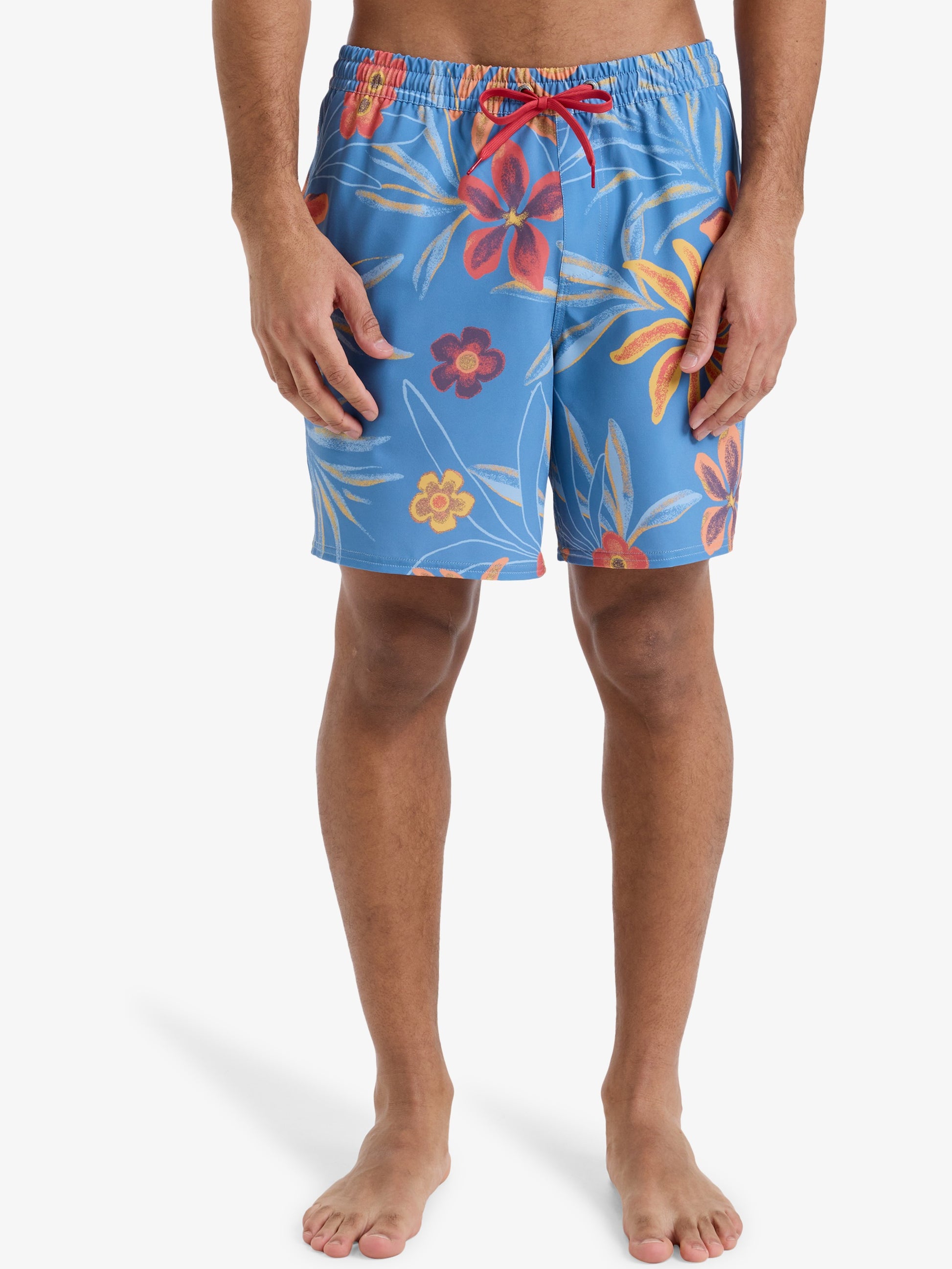 Mens Surfsilk Straight 17" Swim Shorts - Quiksilver Malaysia