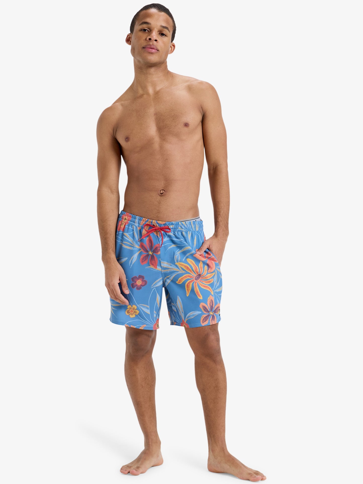 Mens Surfsilk Straight 17" Swim Shorts - Quiksilver Malaysia