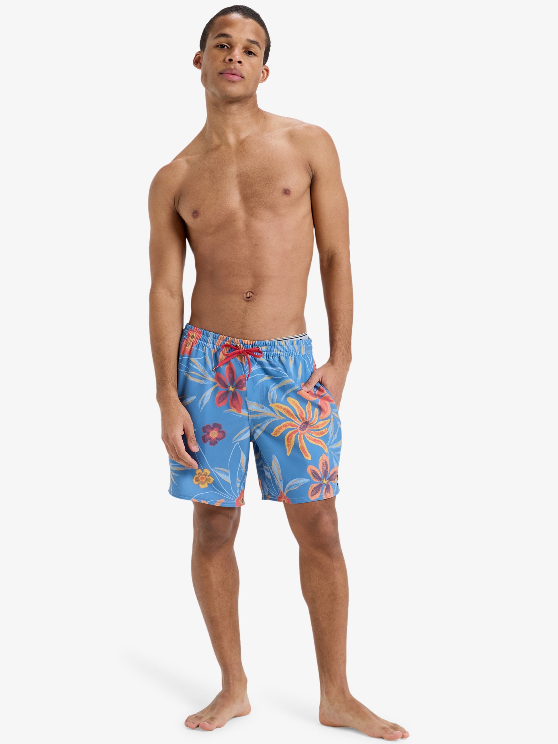Mens Surfsilk Straight 17" Swim Shorts - Quiksilver Malaysia