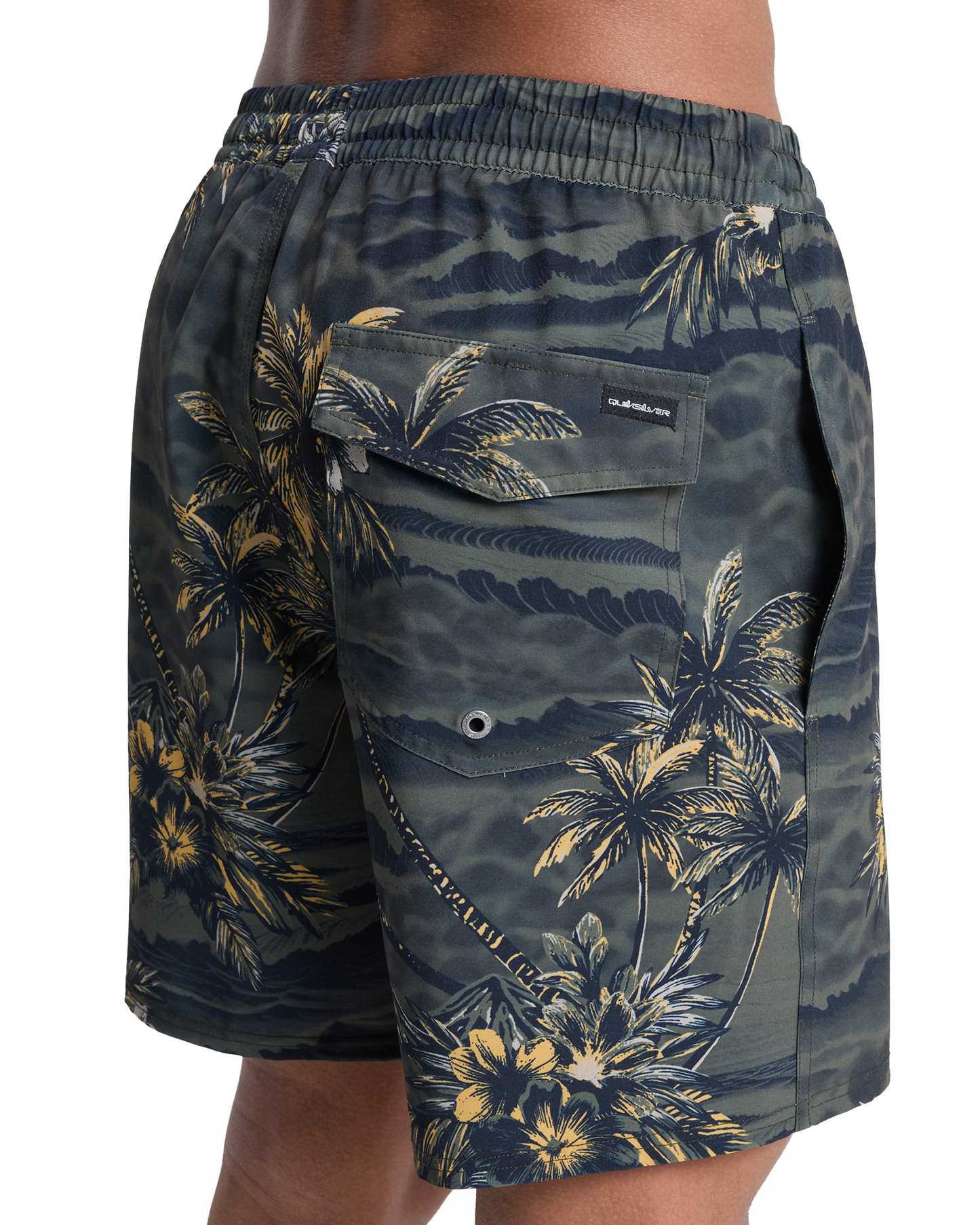 Mens Stretch Printed Volley 17" Swim Shorts - Quiksilver Malaysia