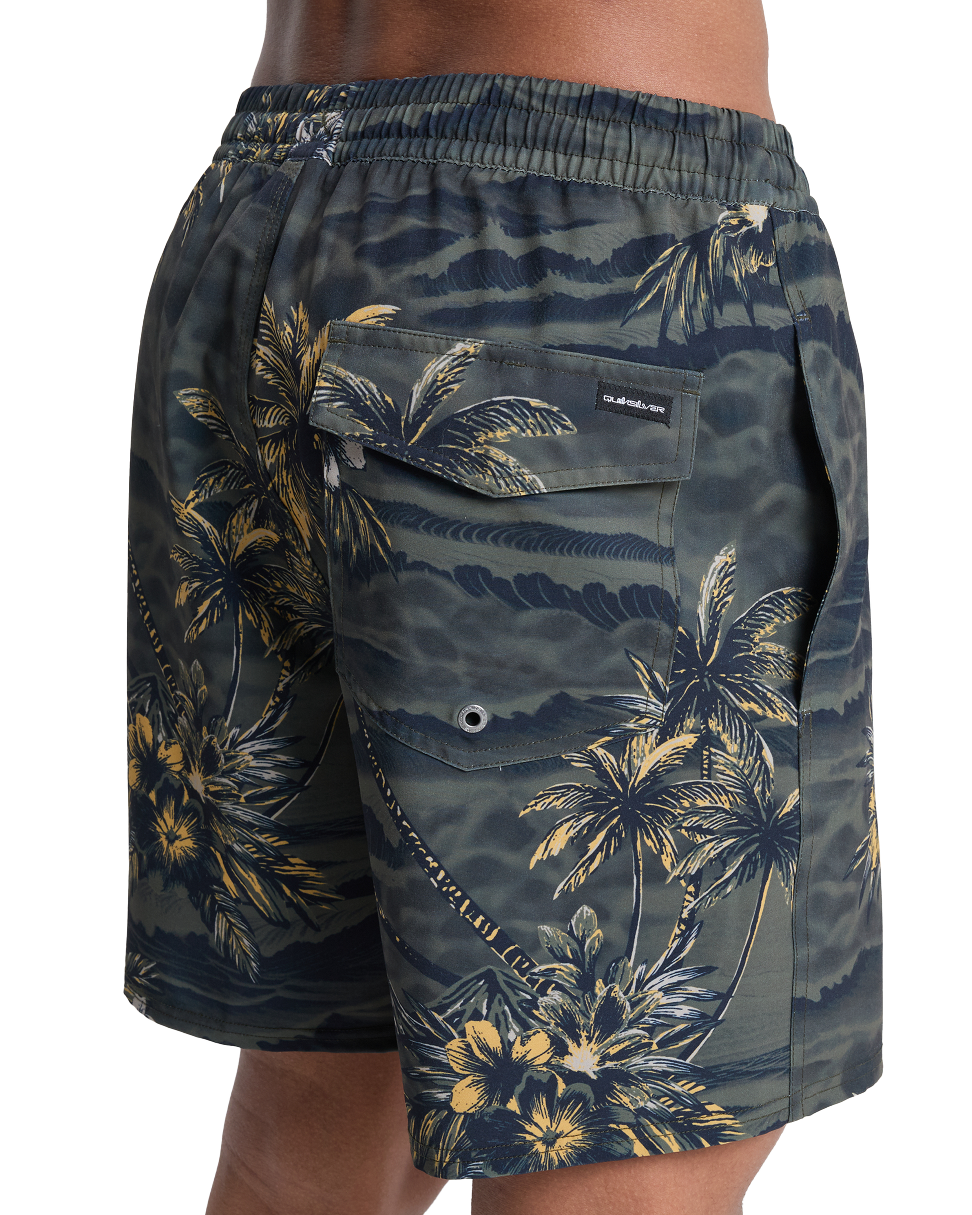 Mens Stretch Printed Volley 17" Swim Shorts - Quiksilver Malaysia