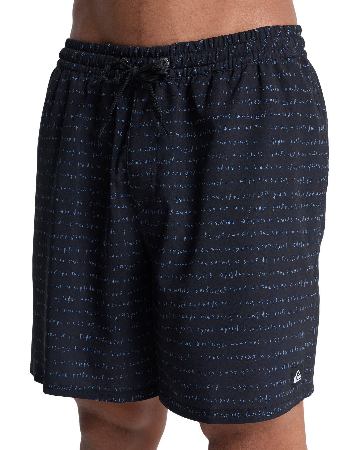 Mens Stretch Printed Volley 17" Swim Shorts