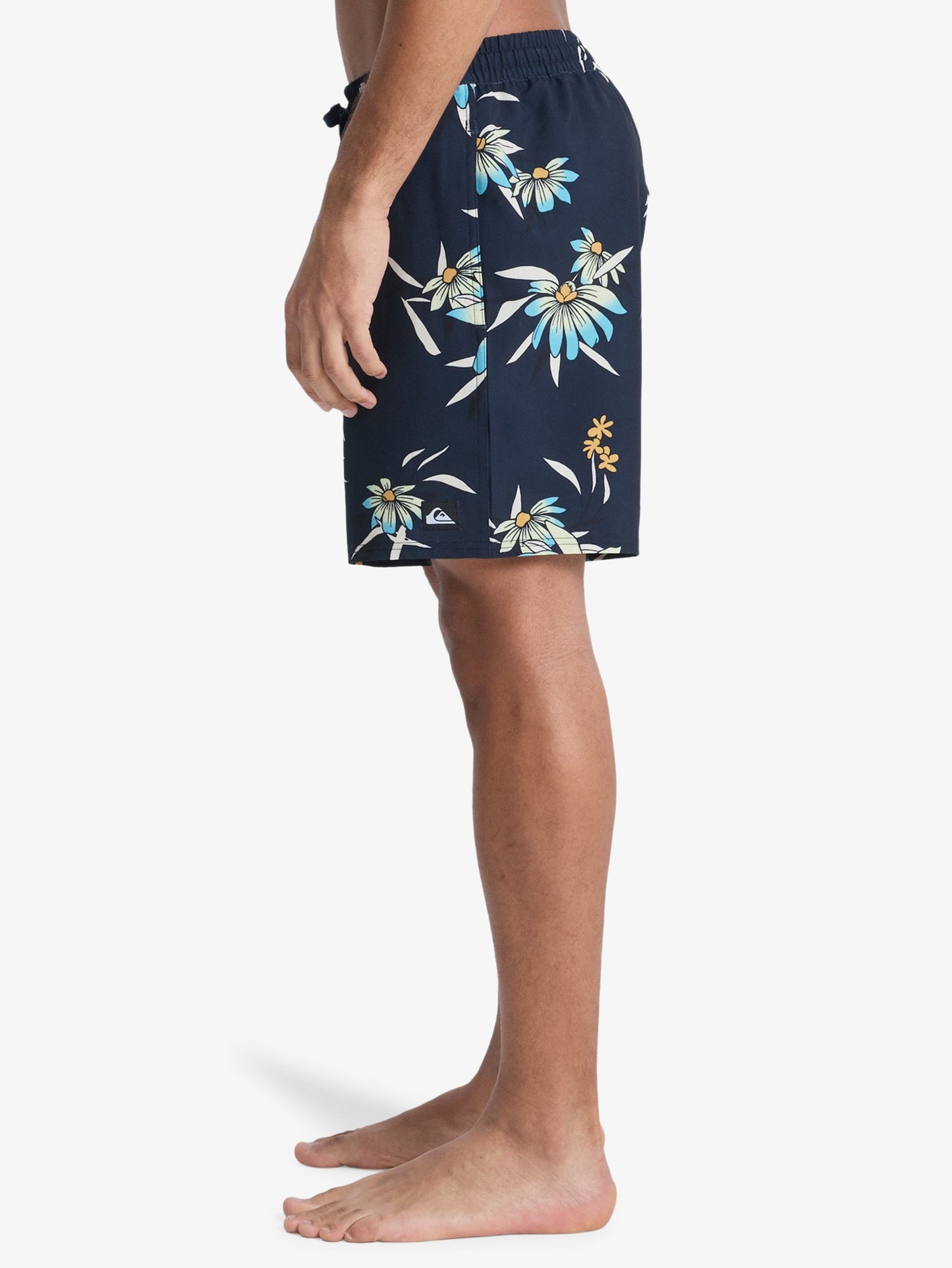 Mens Stretch Printed Volley 17" Swim Shorts