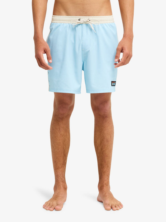 Mens One Piece Solid Volley 16" Swim Shorts