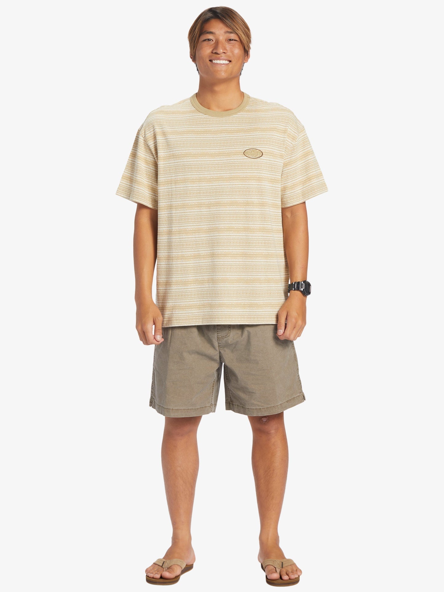 Mens Chandler Jaquard T-Shirt - Quiksilver Malaysia