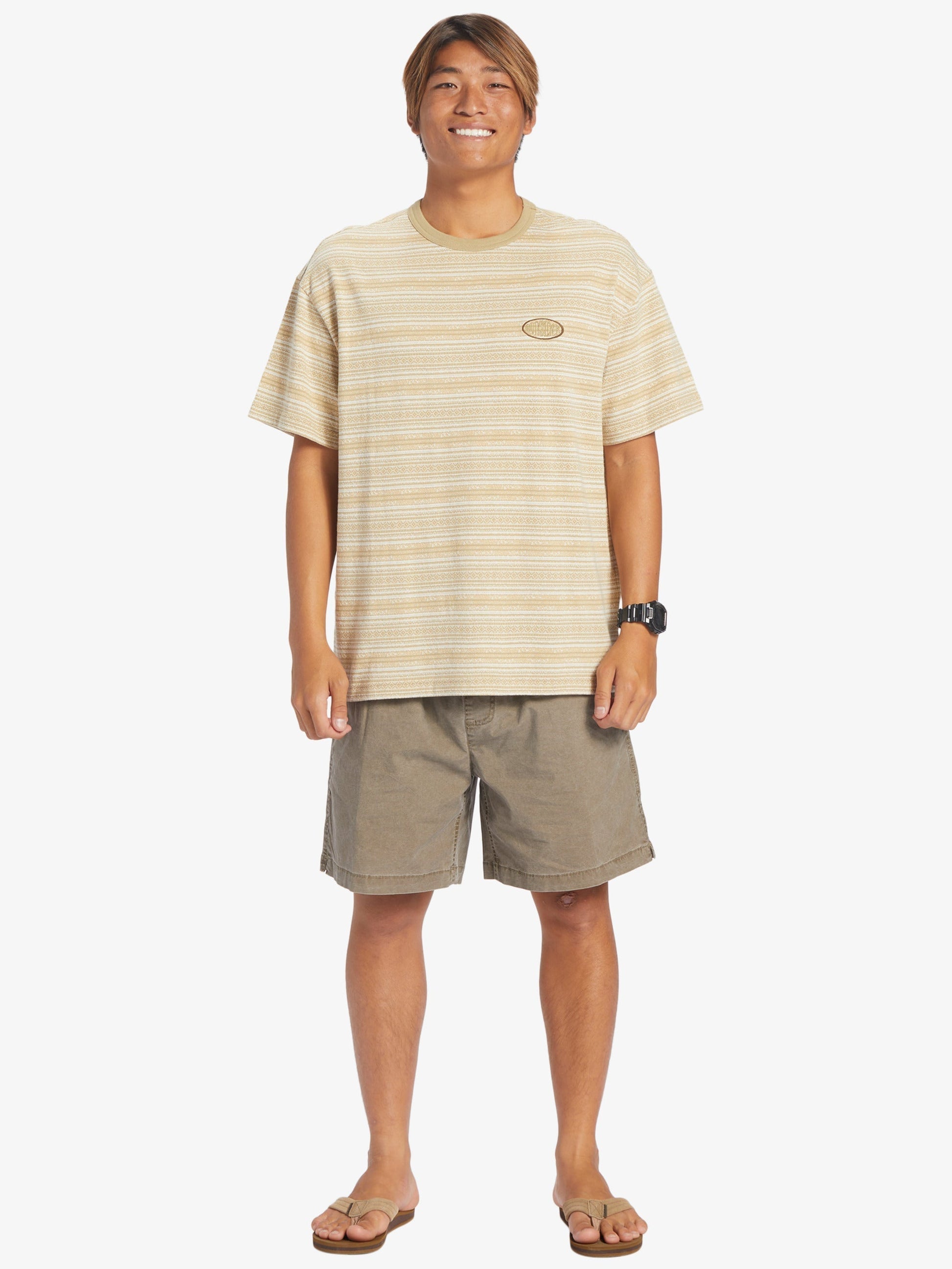 Mens Chandler Jaquard T-Shirt - Quiksilver Malaysia