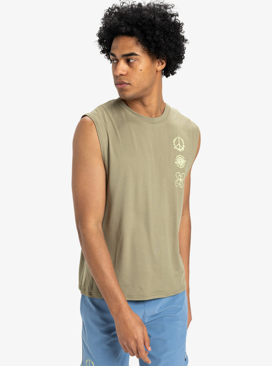 Mens Lap Time Muscle Tank - Quiksilver Malaysia