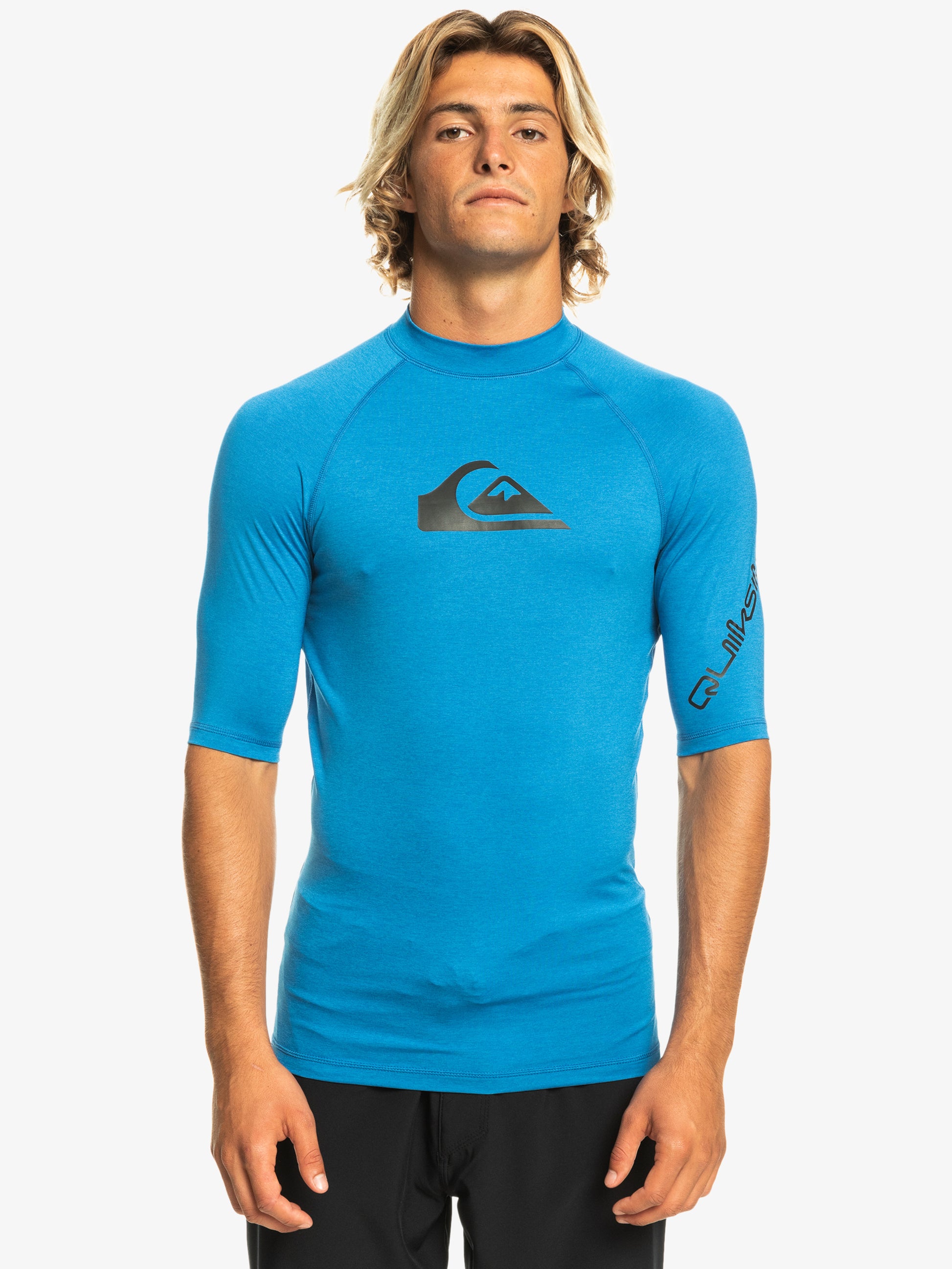 Mens All Time UPF 50 Short Sleeves Rash Vest - Quiksilver Malaysia