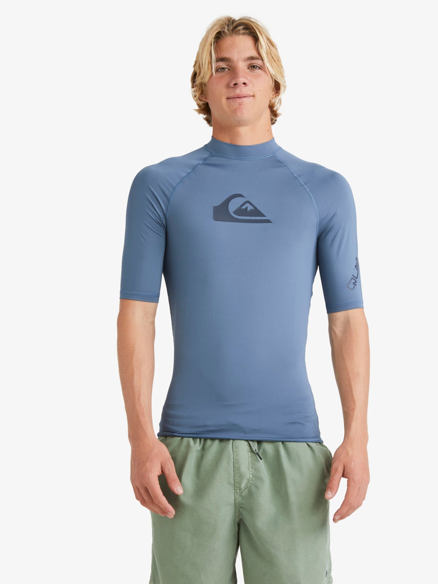 Mens All Time Short Sleeve UPF 50 Rash Vest - Quiksilver Malaysia