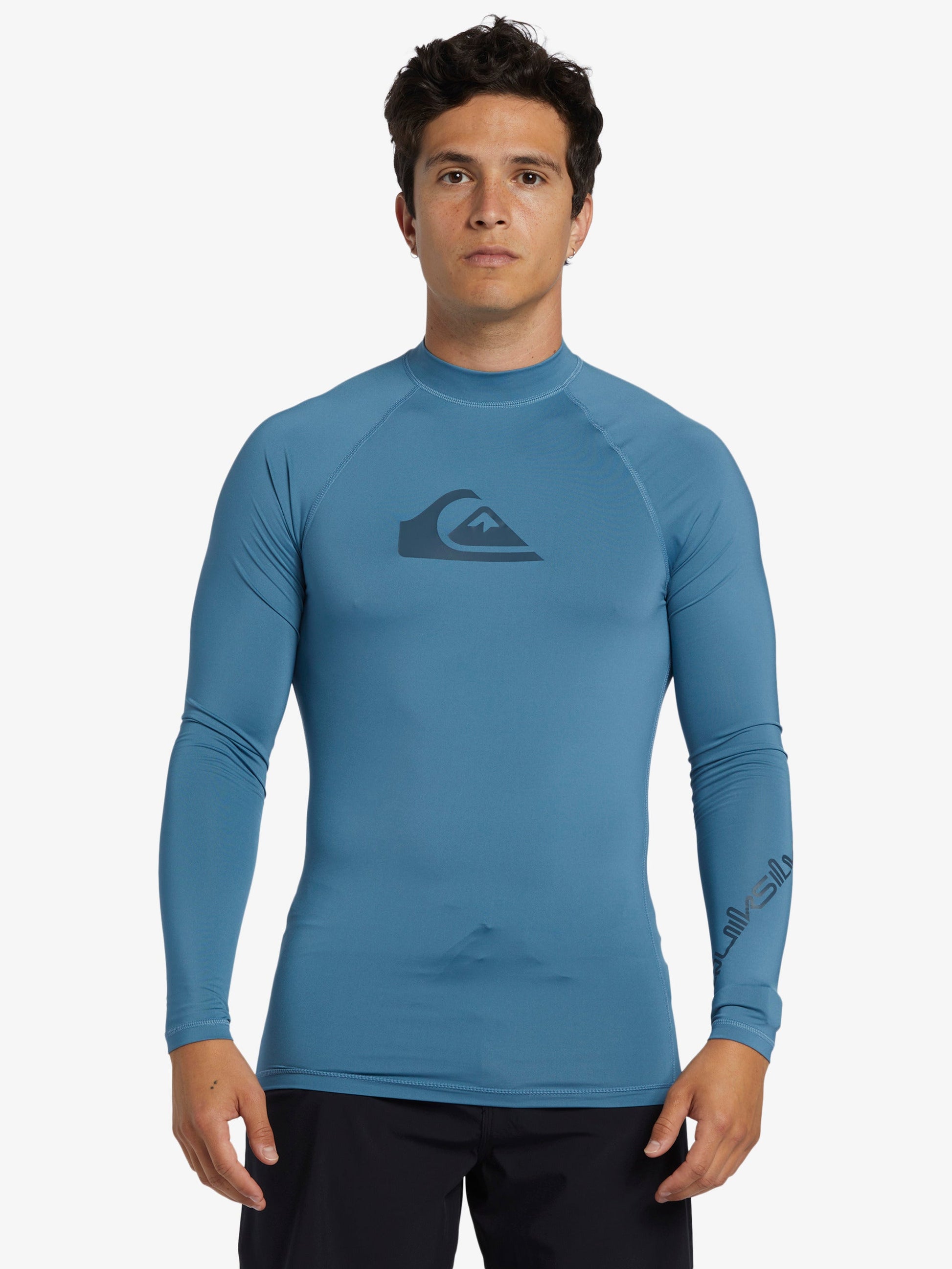 Mens All Time Long Sleeve UPF 50 Rash Vest - Quiksilver Malaysia