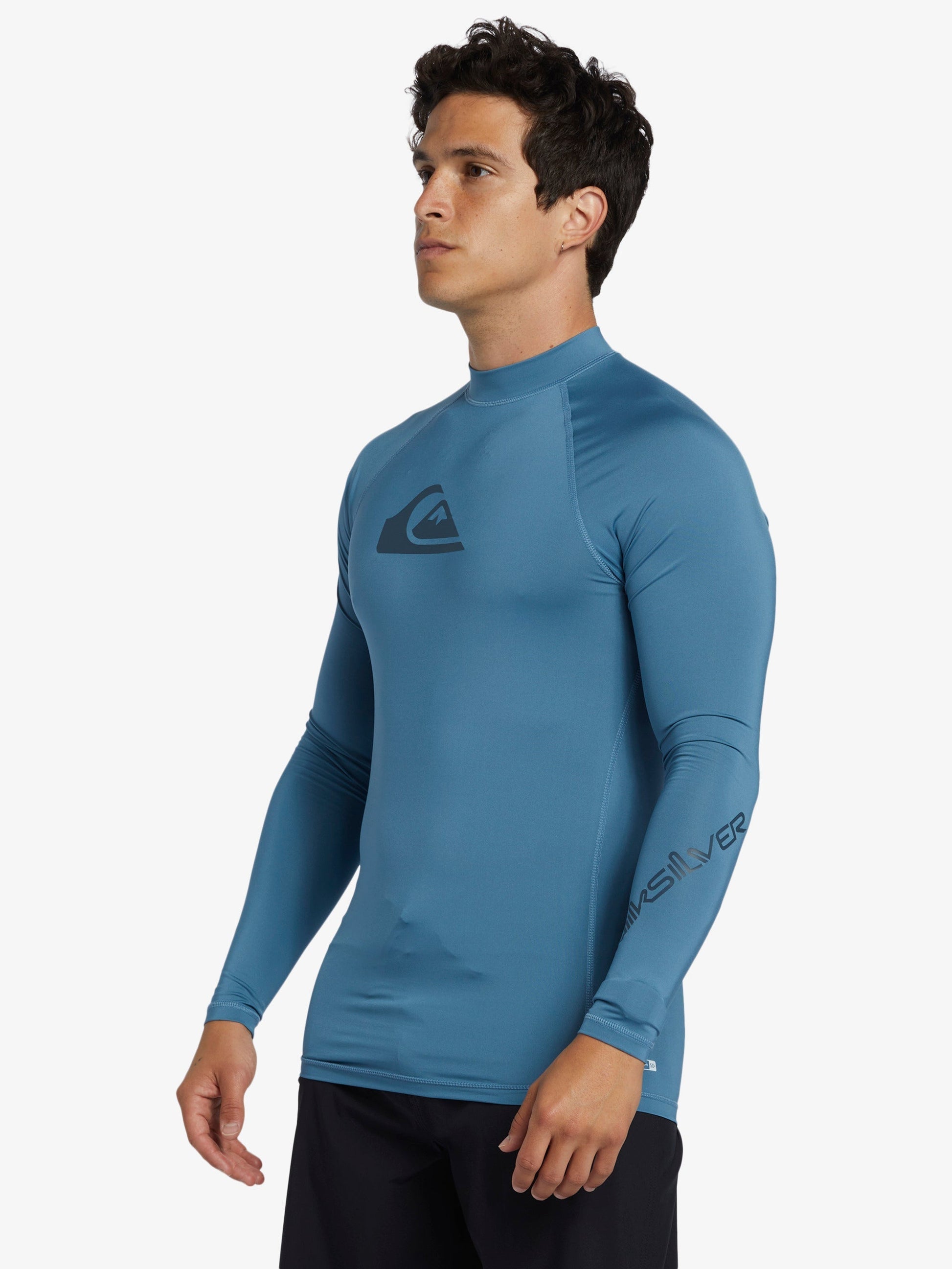 Mens All Time Long Sleeve UPF 50 Rash Vest - Quiksilver Malaysia