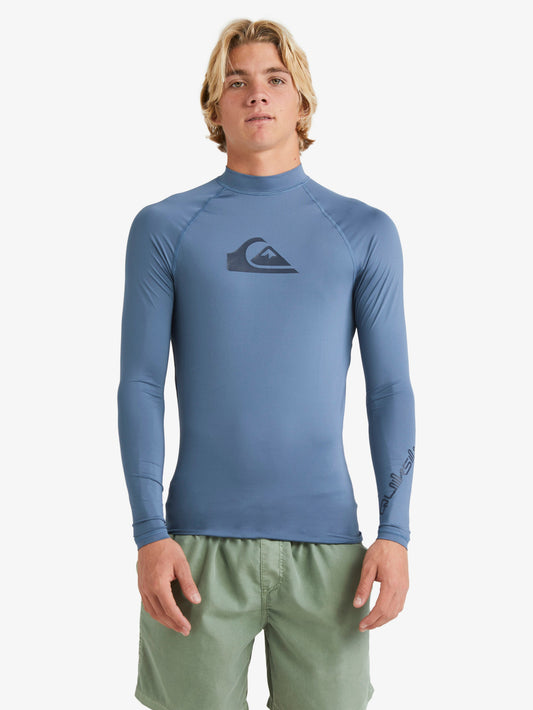 Mens All Time Long Sleeve UPF 50 Rash Vest - Quiksilver Malaysia