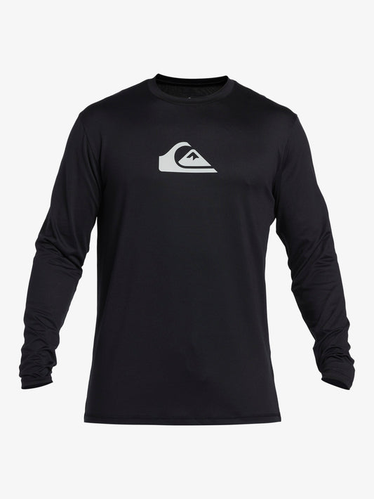 Mens Solid Streak Long Sleeve UPF 50 Surf T-Shirt - Quiksilver Malaysia