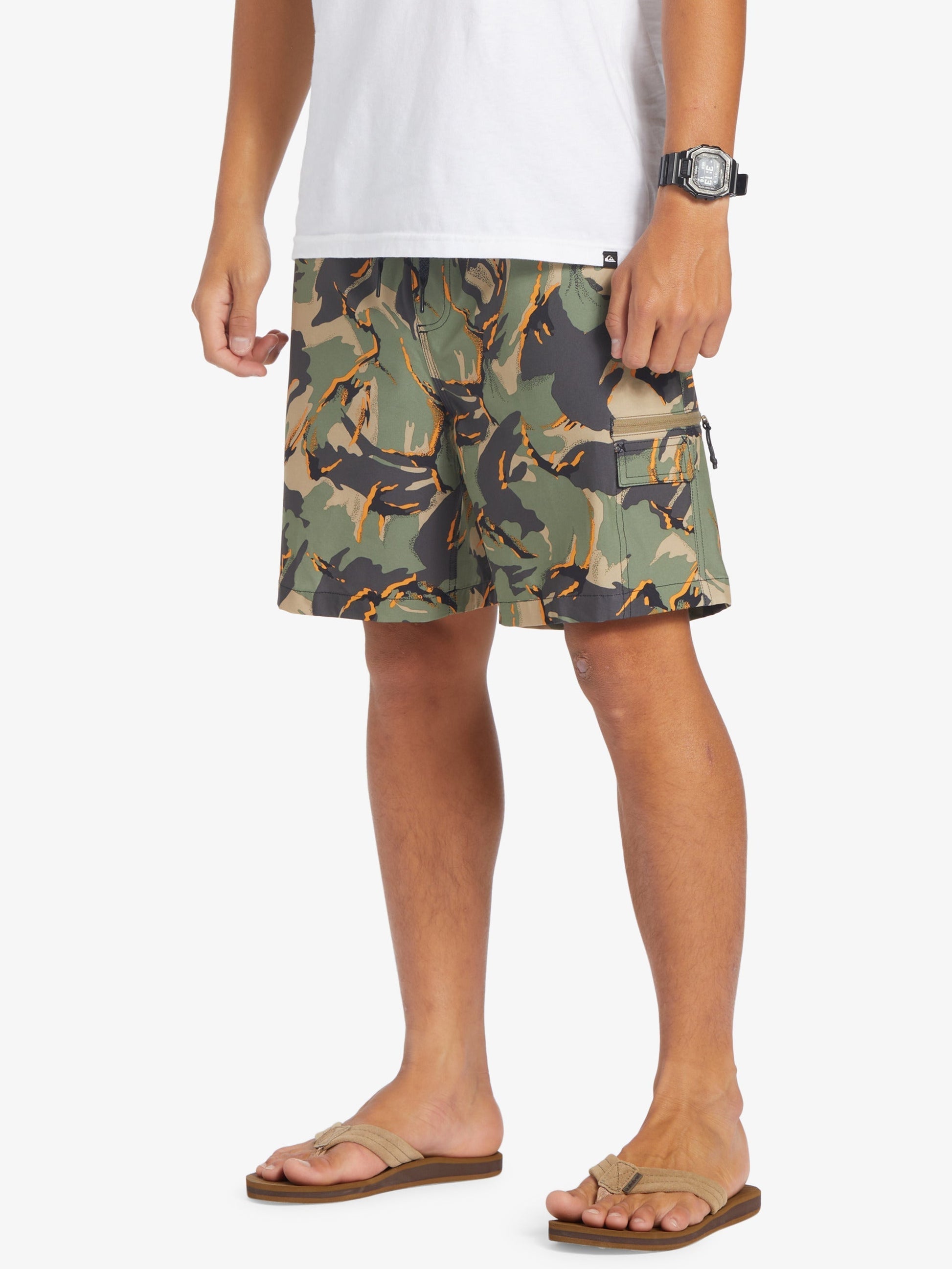 Mens Taxer Cargo 18" Amphibian Boardshorts - Quiksilver Malaysia