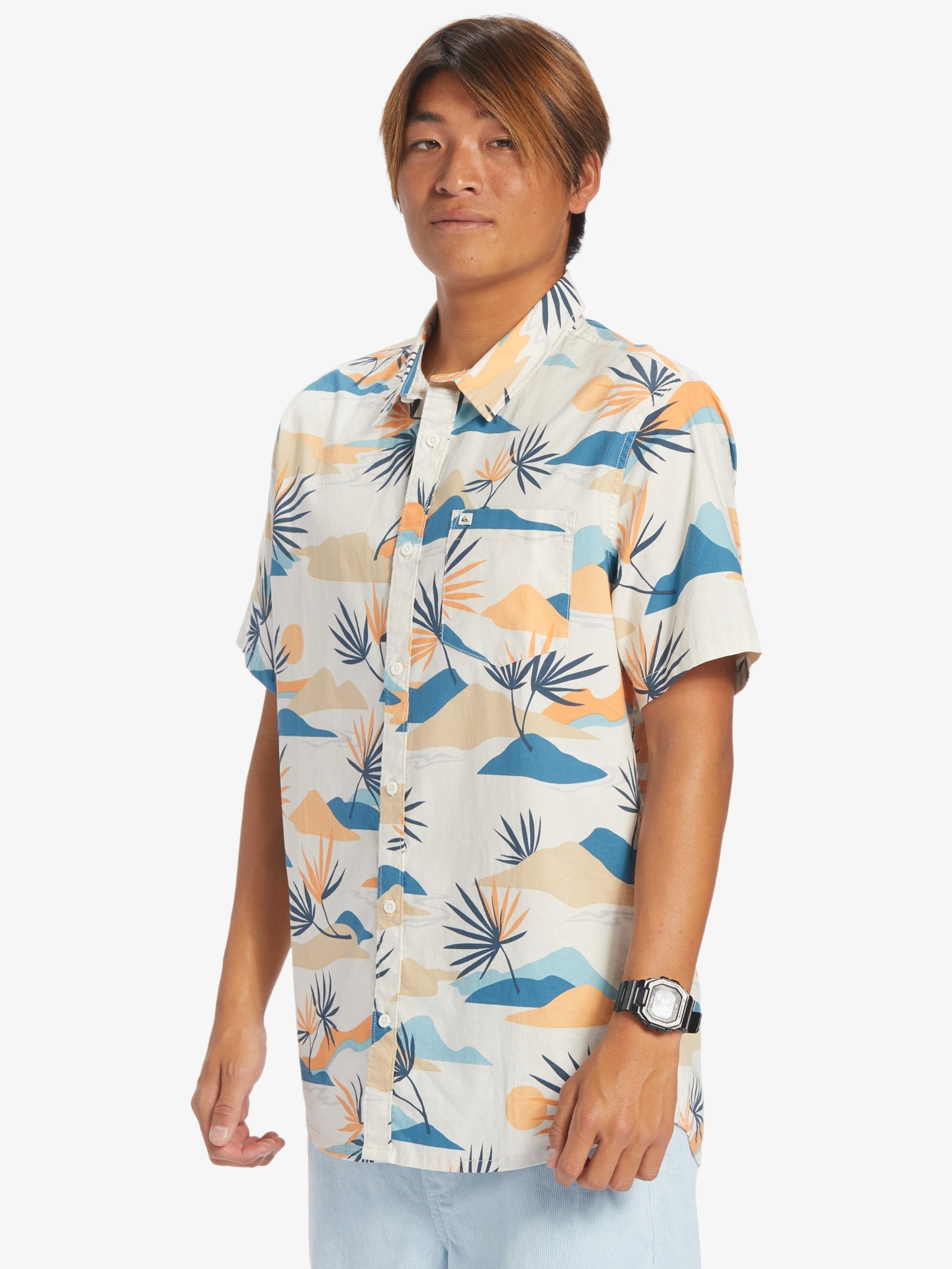 Mens Slow Dazed Short Sleeve Shirt - Quiksilver Malaysia