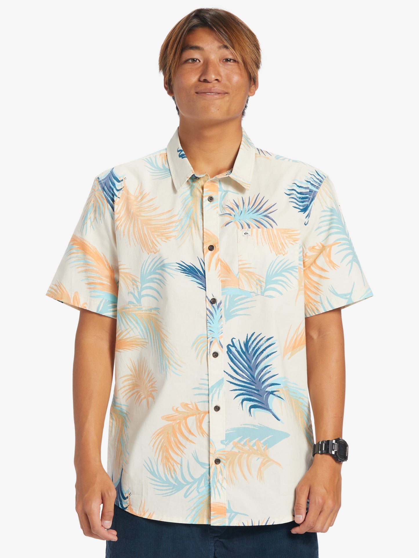 Mens Tropical Glitch Short Sleeve Shirt - Quiksilver Malaysia