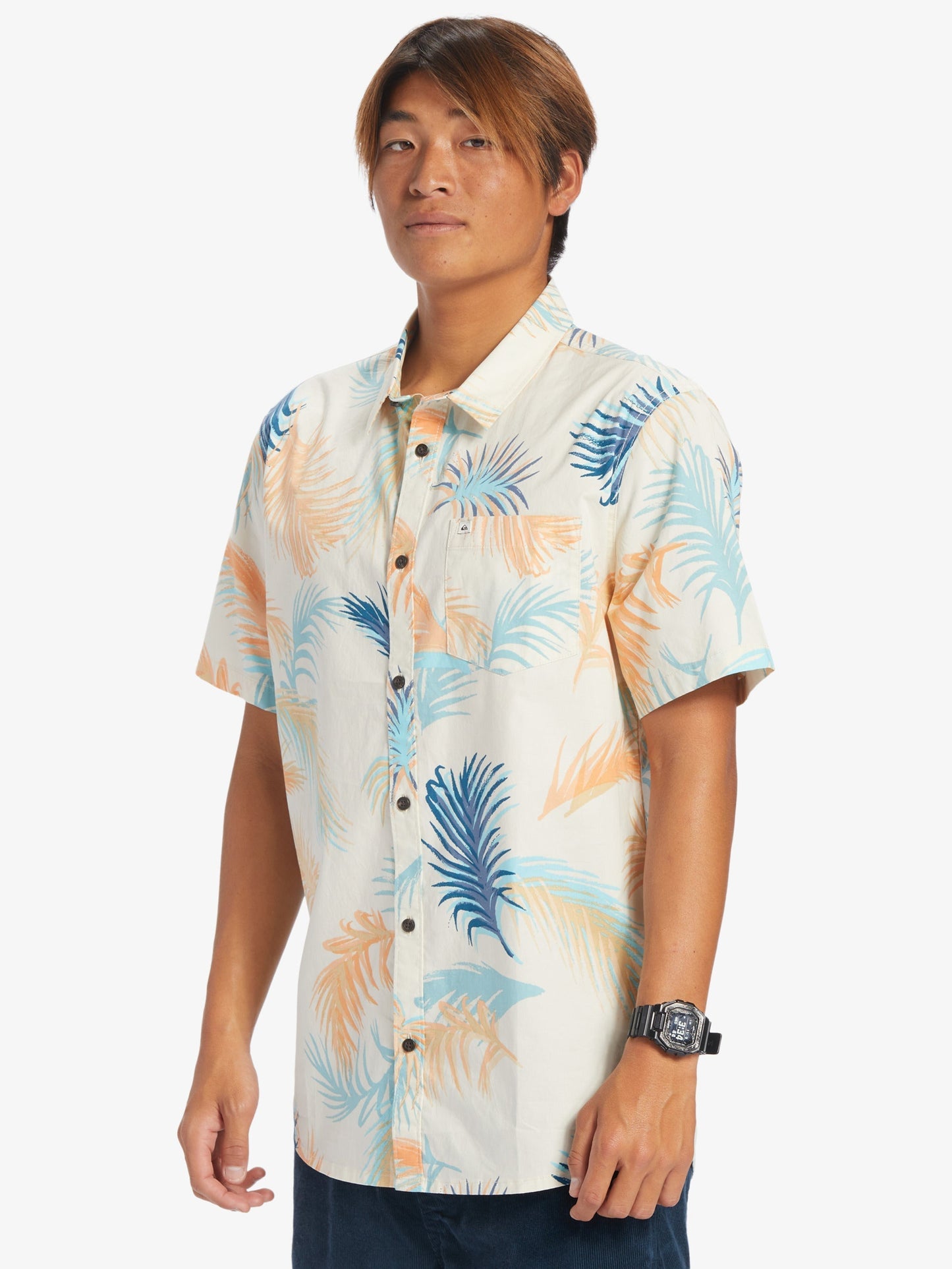 Mens Tropical Glitch Short Sleeve Shirt - Quiksilver Malaysia