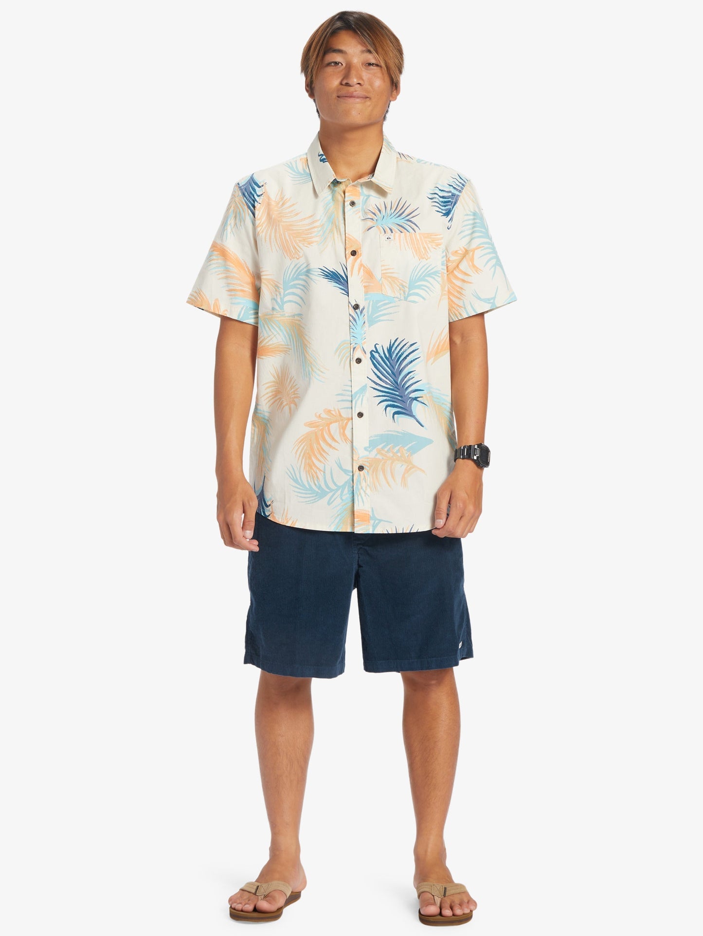 Mens Tropical Glitch Short Sleeve Shirt - Quiksilver Malaysia